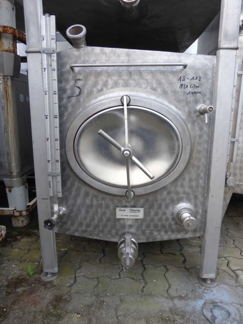 Edelstahlbeh&auml;lter aus V2A, WSt. 1.4301 IIIc (1)