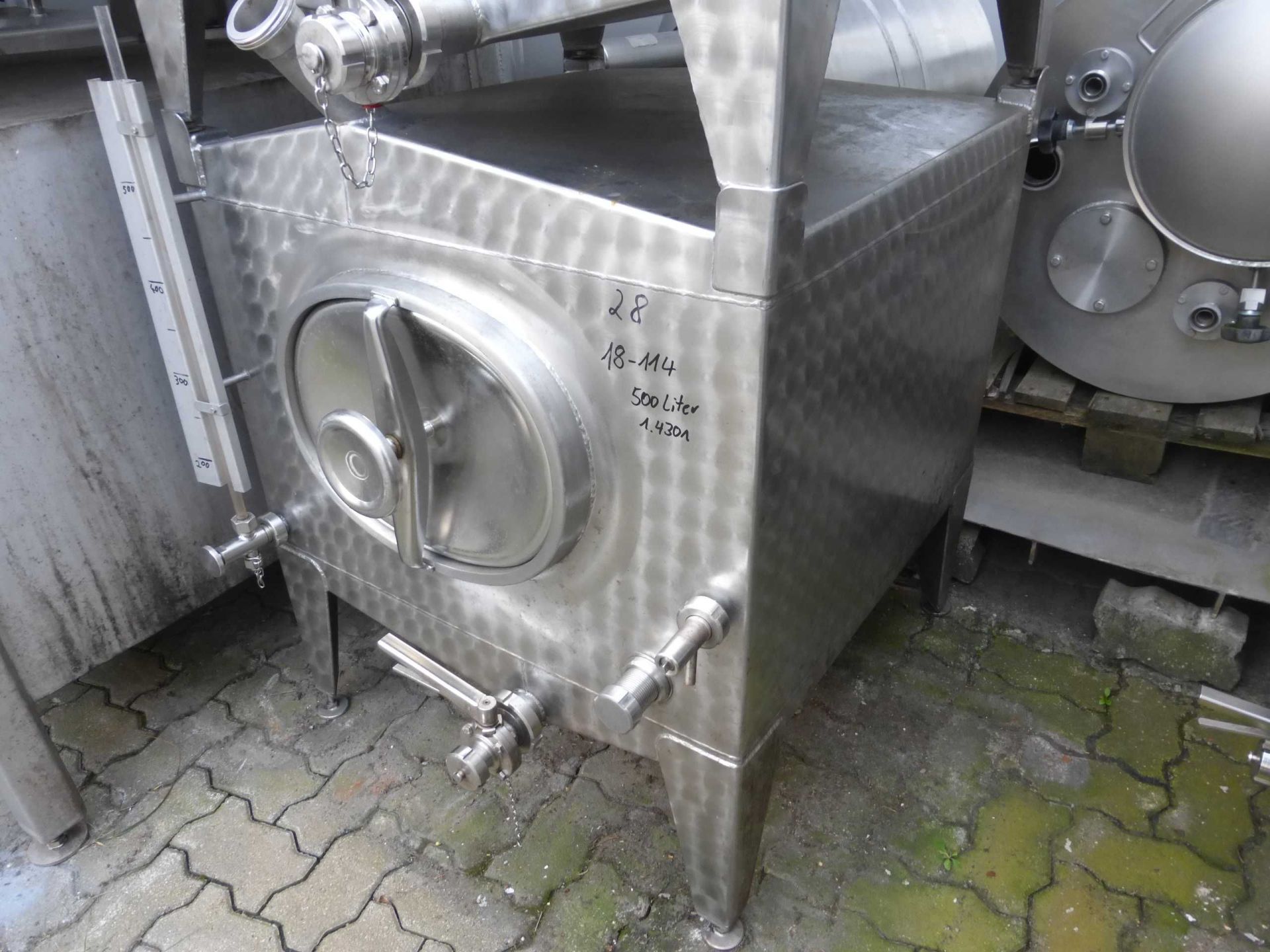 Lagerbehälter aus Edelstahl (V2A), WSt 1.4301 (2)