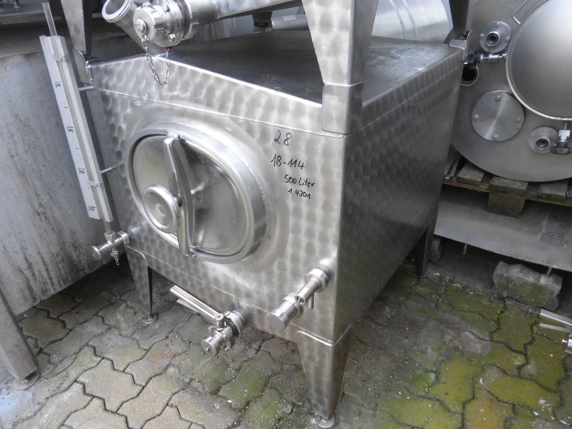 Lagerbehälter aus Edelstahl (V2A), WSt 1.4301 (2)
