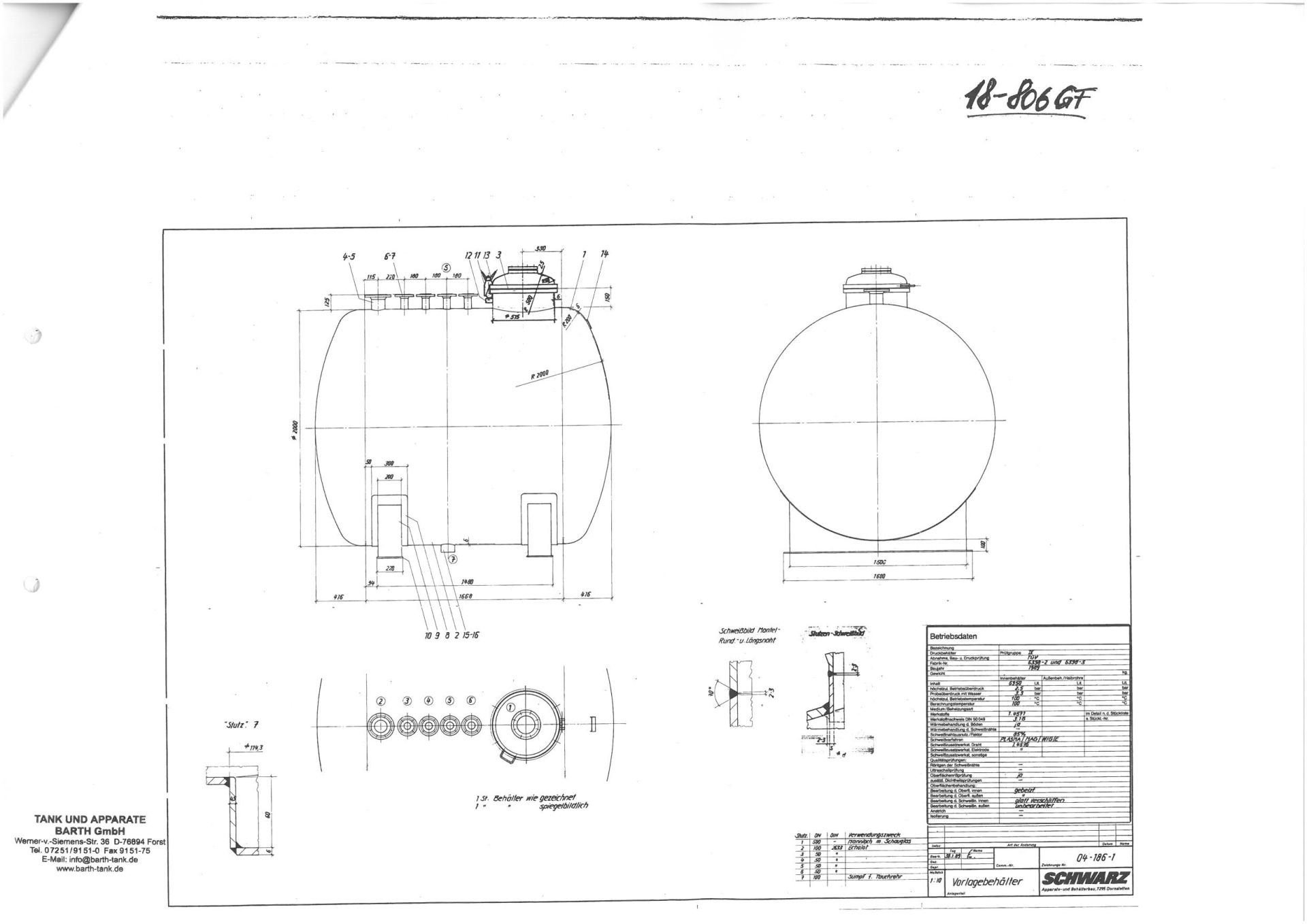 Lagerbeh&auml;lter aus Edelstahl (V4A) &auml;hnl. DIN 6618/1 (1)