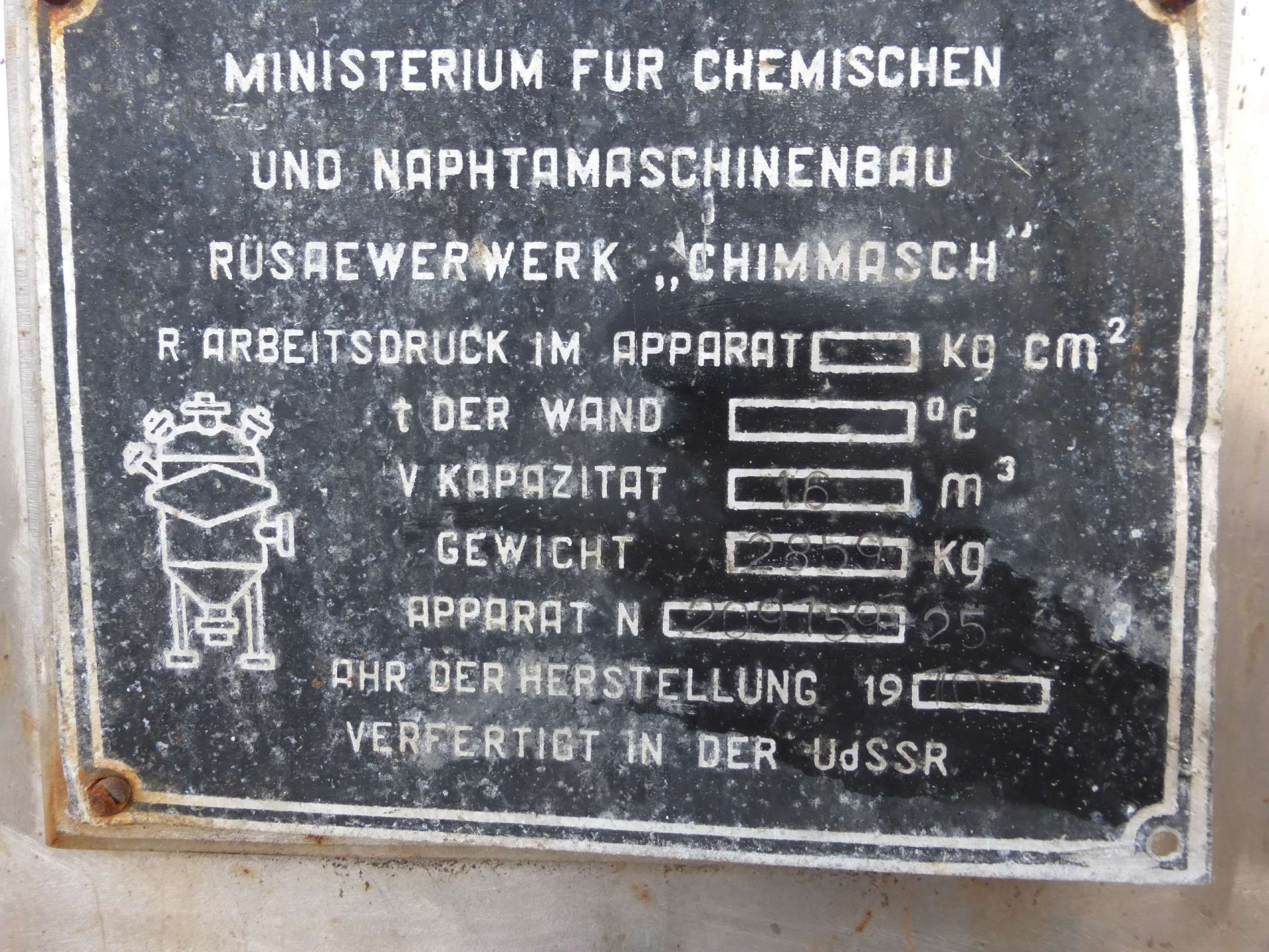 Druckbehälter aus Edelstahl (V2A), WSt. 1.4541 (4)