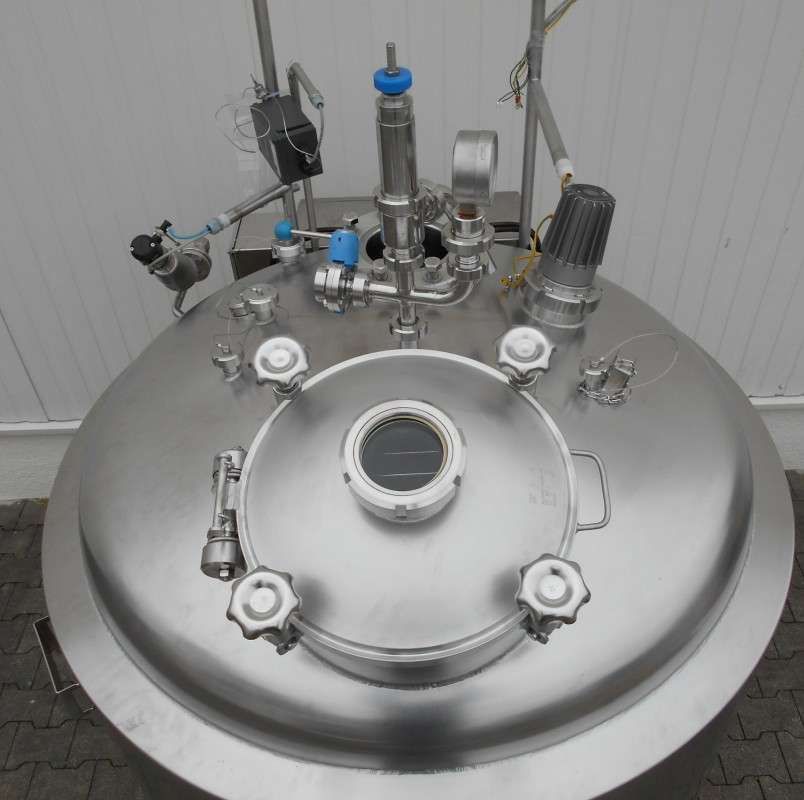 Rührwerksbehälter aus Edelstahl V2A, druck/unterdr (3)