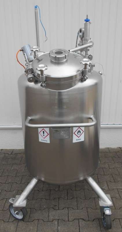 Rührwerksbehälter aus Edelstahl V4A, druck/unterdr (2)