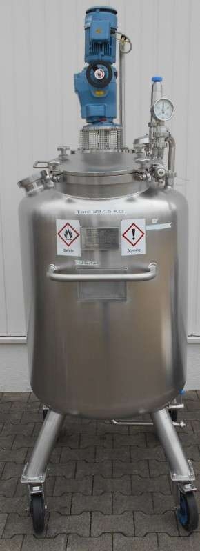 R&uuml;hrwerkbeh&auml;lter aus Edelstahl V4A, druck/unterdr. (1)