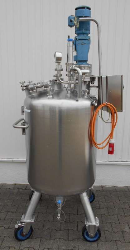 Rührwerkbehälter aus Edelstahl V4A, druck/unterdr. (2)