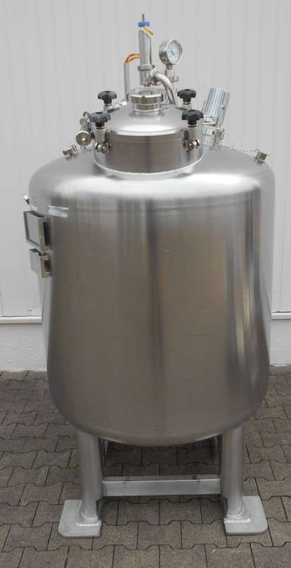 Rührwerbehälter aus Edelstahl V2A, druck/unterdr. (2)