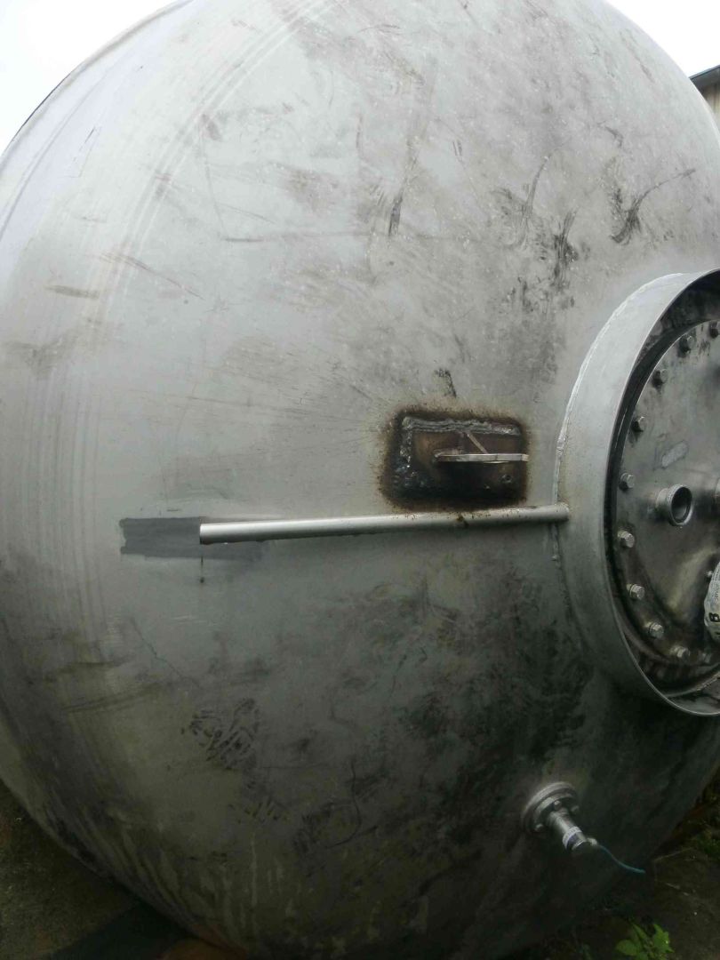 Druckbehälter aus Edelstahl (V2A), isoliert (3)