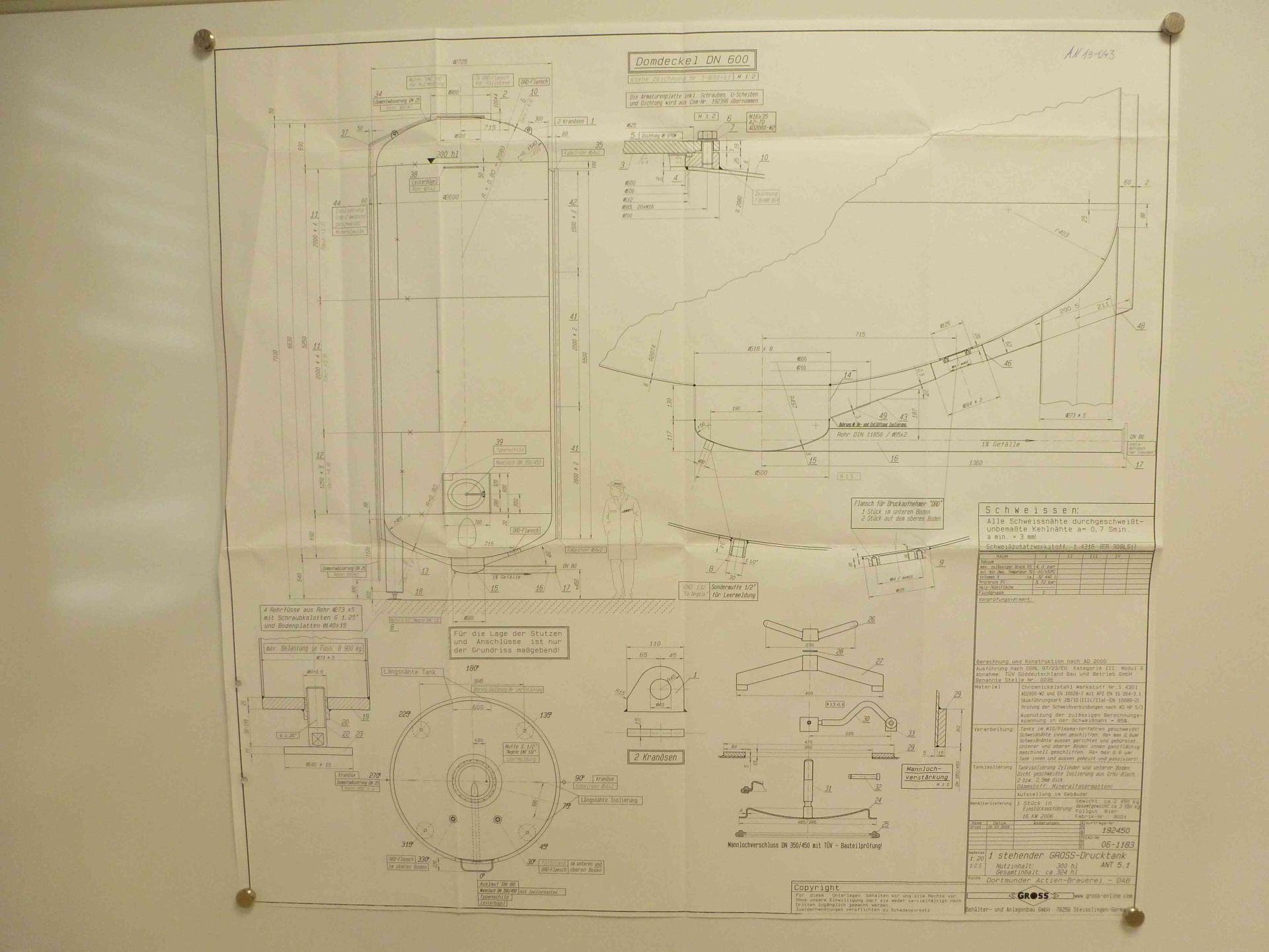 Druckbehälter aus Edelstahl (V2A), isoliert (5)