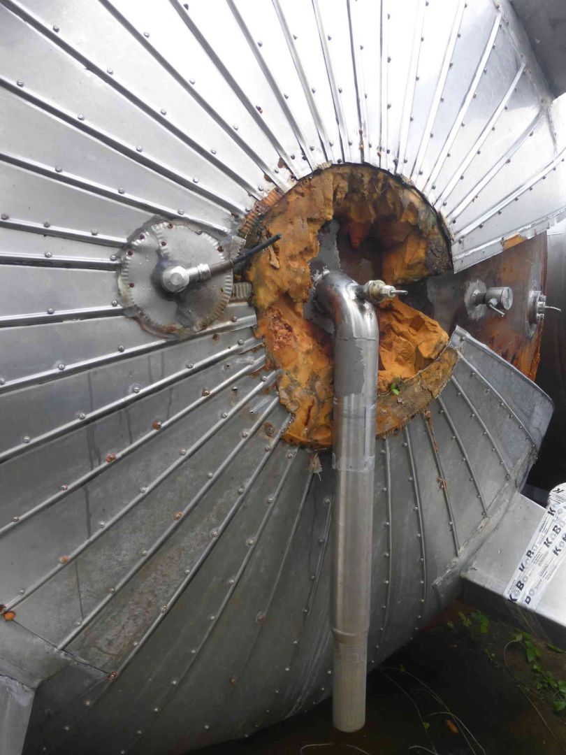 Druckbehälter aus Edelstahl (V2A), isoliert (3)