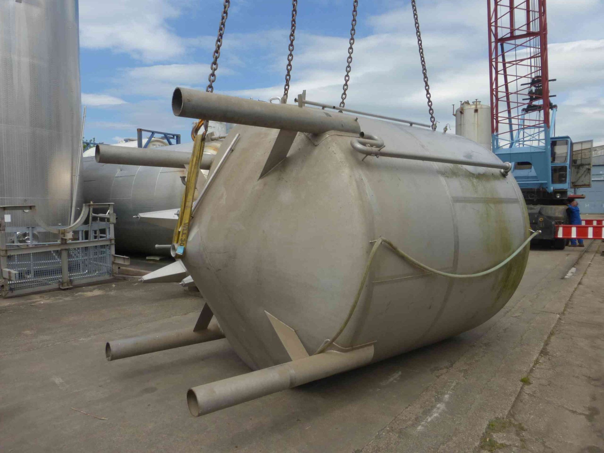 Druckbehälter aus Edelstahl (V2A), WSt. 1.4541 (2)