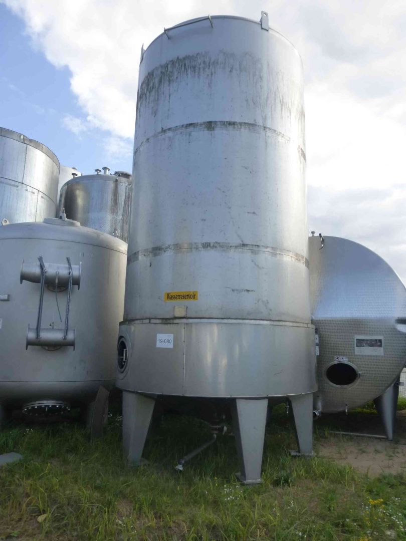 Lagerbehälter aus Edelstahl (V4A), teilisoliert (2)