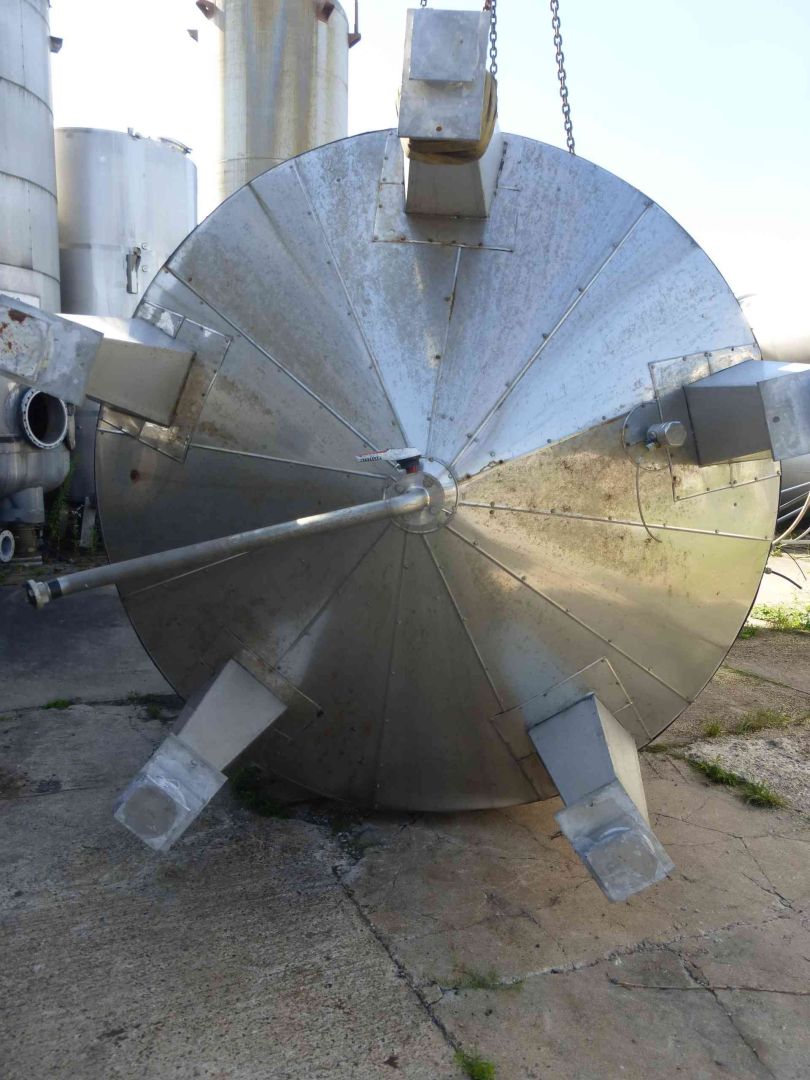 Lagerbehälter aus Edelstahl (V4A), teilisoliert (4)