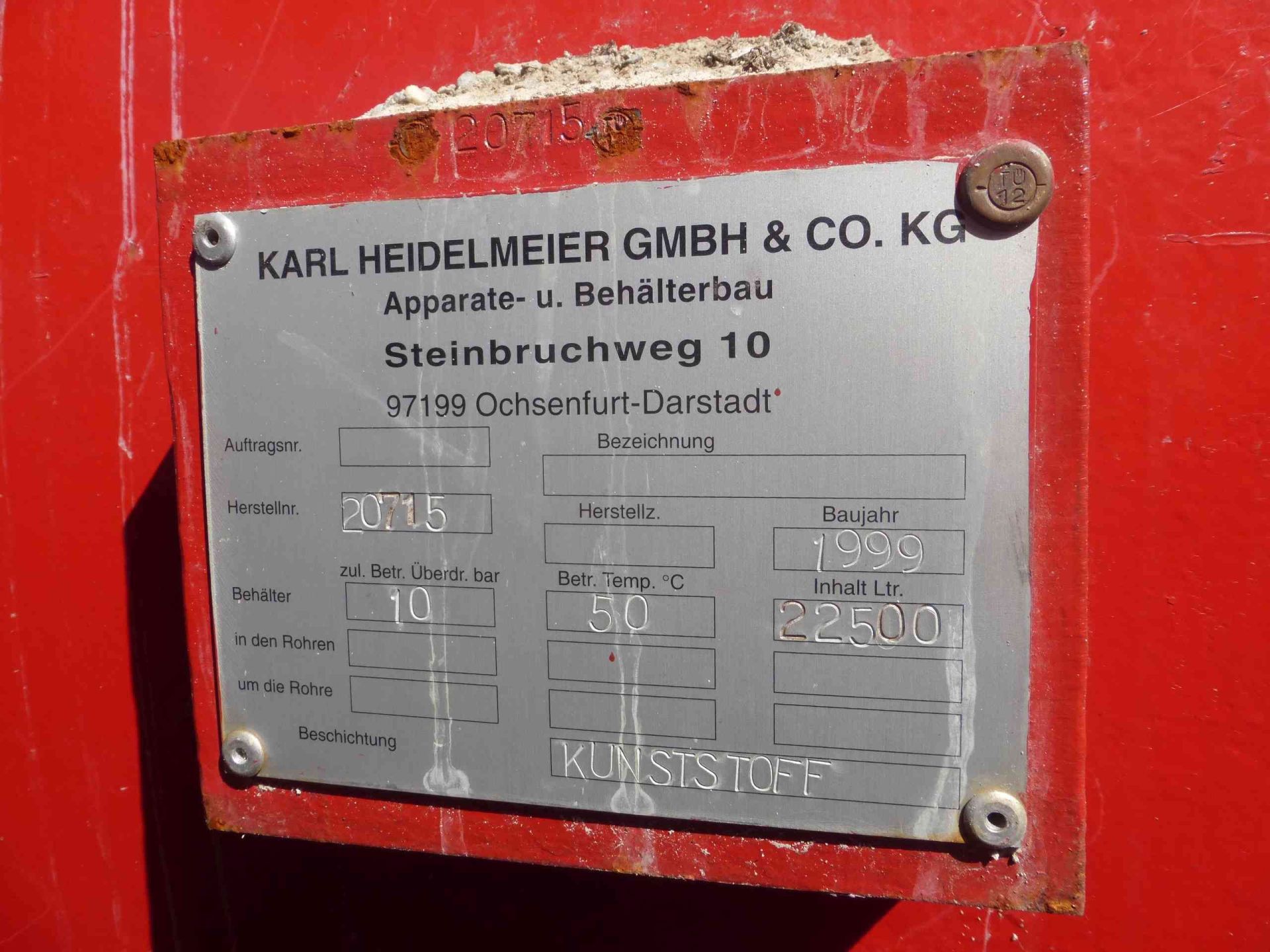 Druckbehälter aus Stahl, Druckluftwasserkessel (2)