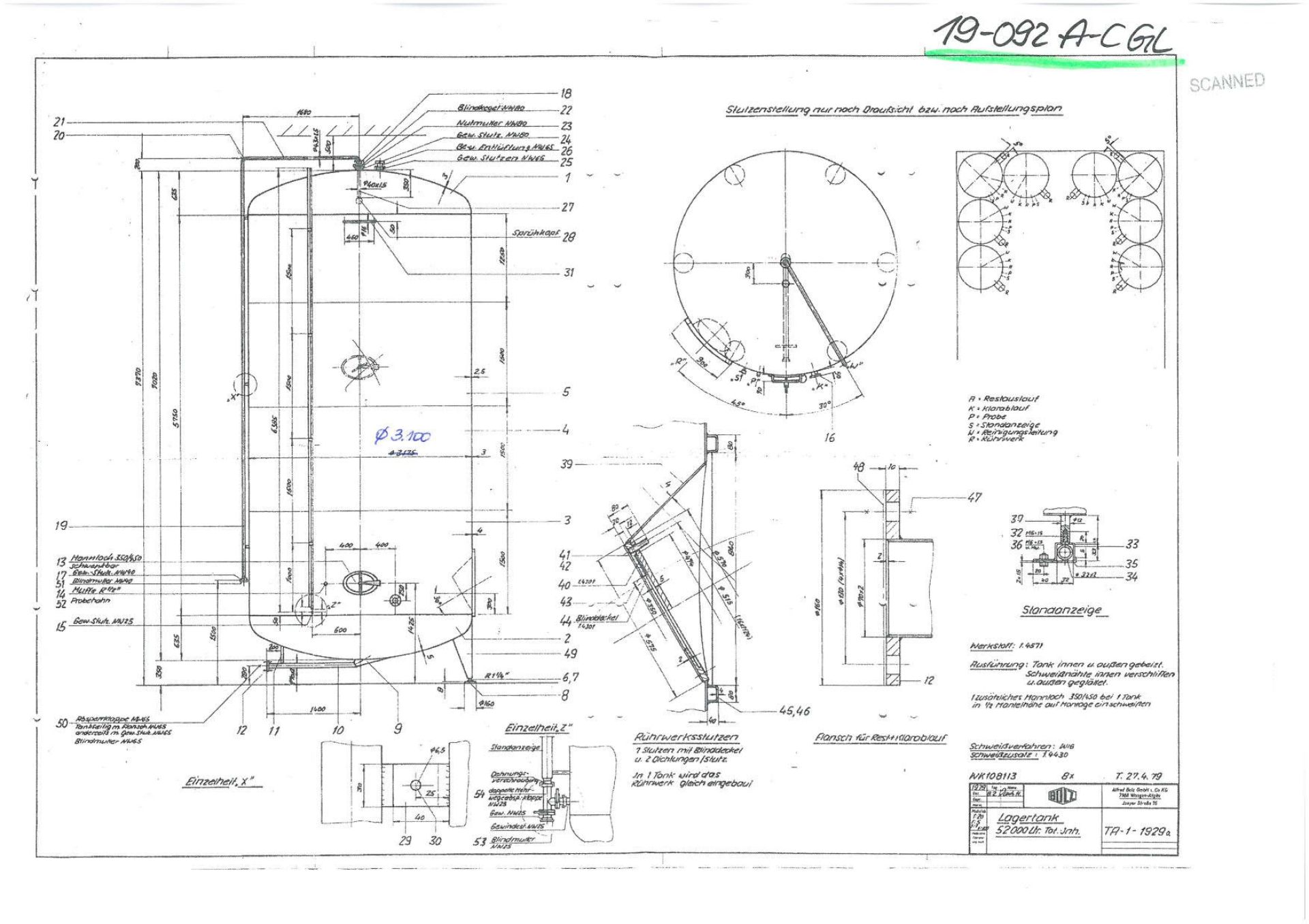 Lagerbehälter aus Edelstahl (V4A), KZE-geeignet (5)