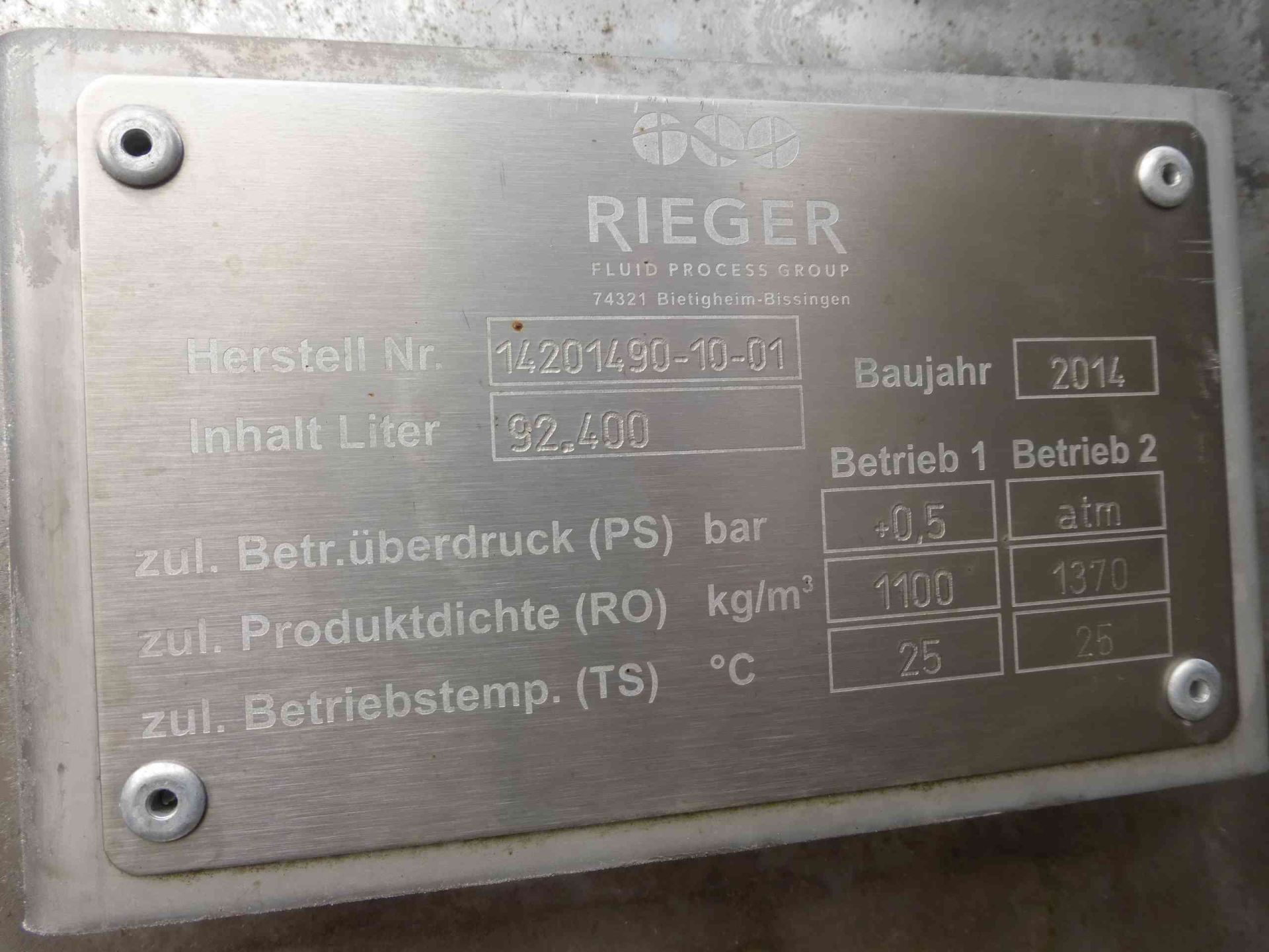 Druckbehälter aus Edelstahl (V2A), KZE-Behälter (3)
