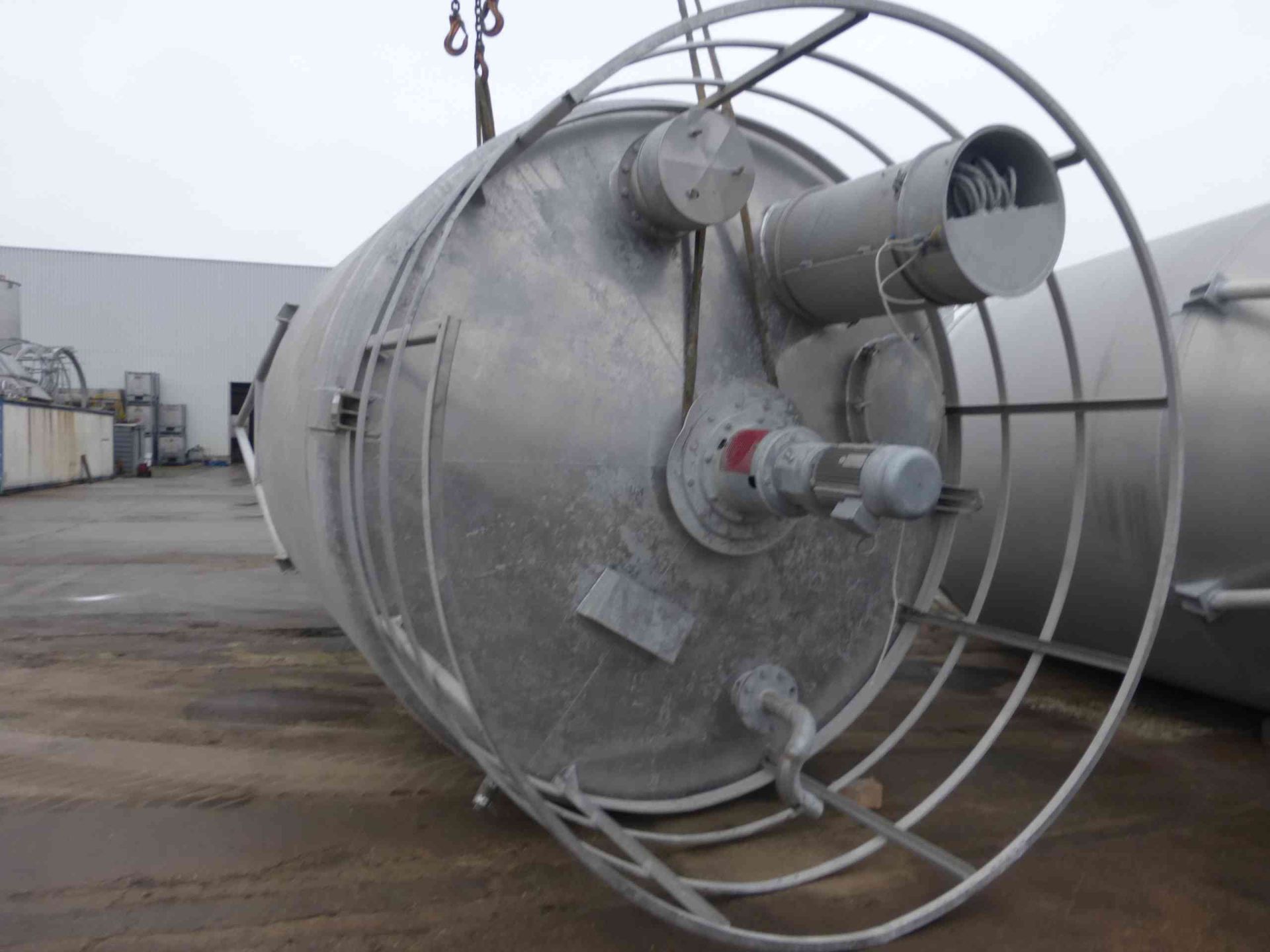 Rührwerksbehälter aus Aluminium, Mischsilo (3)