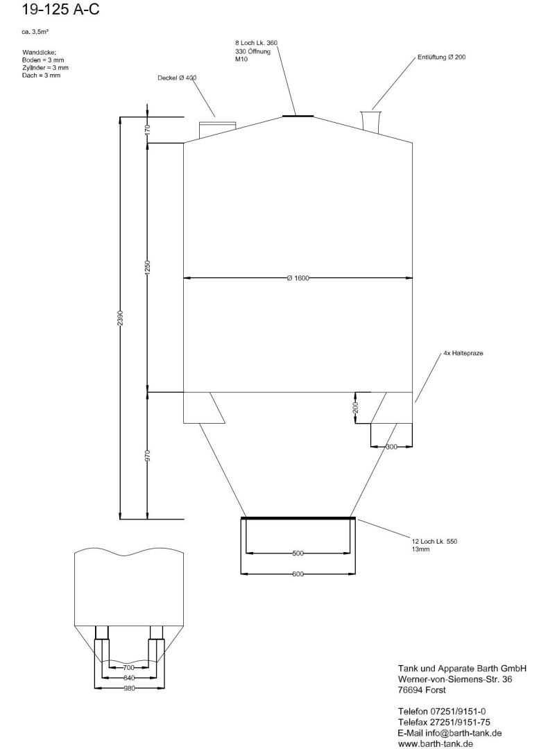 Lagersilos aus Aluminium, (Kunststoffgranulat) (5)