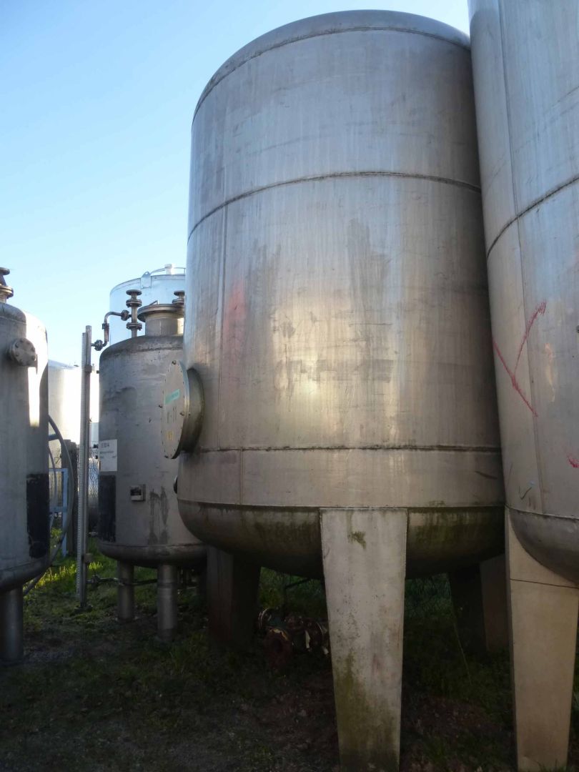 Lagerbehälter aus Edelstahl (V2A), heiz-/kühlbar (4)