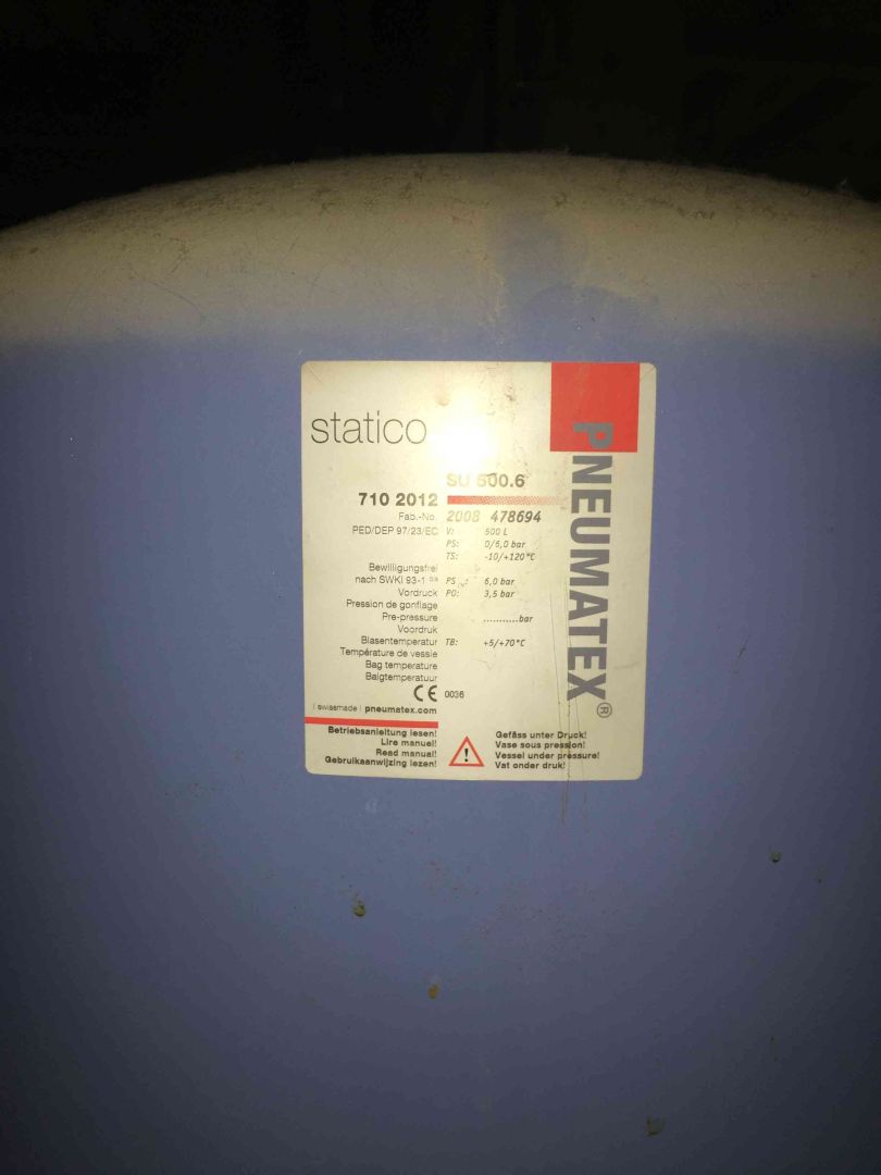 Druckbehälter aus Stahl, membran - ungebraucht - (2)