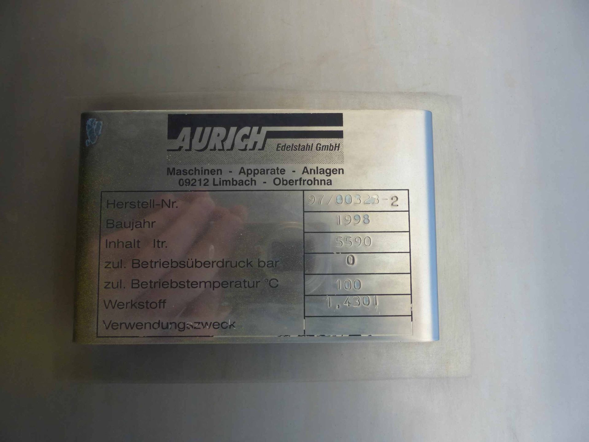 Lagerbehälter aus Edelstahl (V2A), stehend (4)