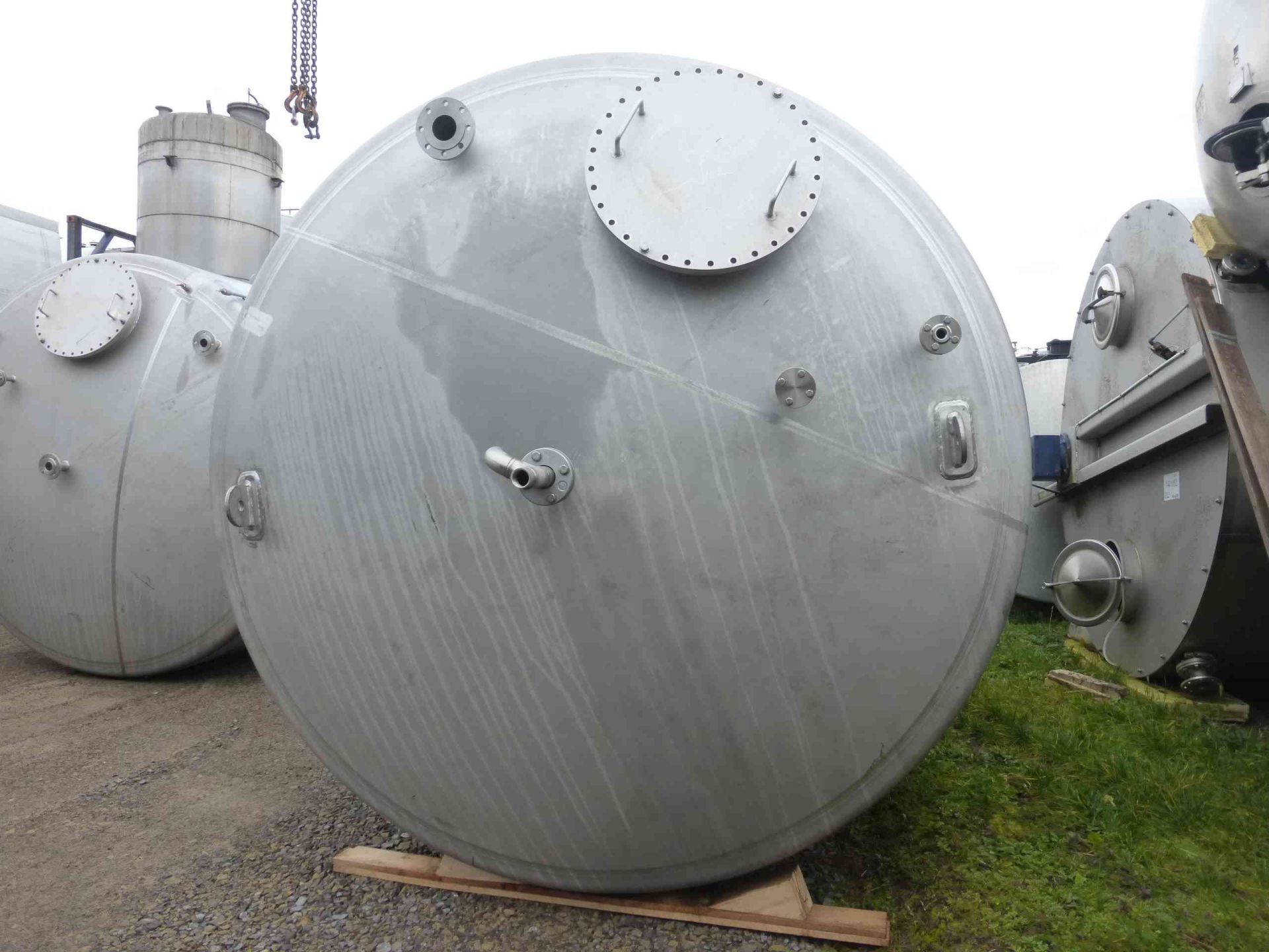 Lagerbehälter aus Edelstahl (V2A), heiz-/kühlbar (4)