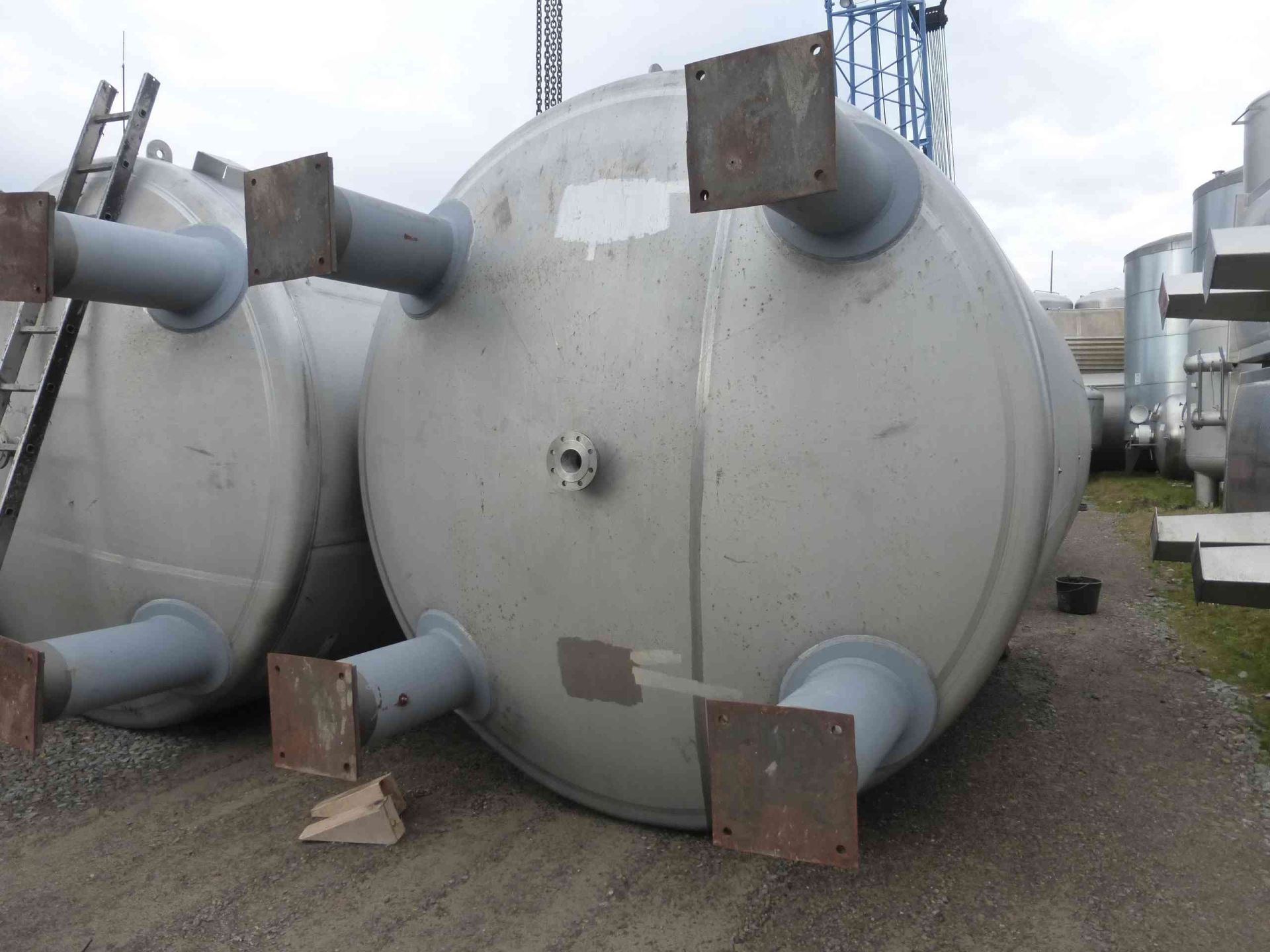 Lagerbeh&auml;lter aus Edelstahl (V2A), stehend (1)