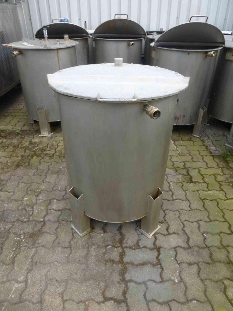 Lagerbeh&auml;lter aus Edelstahl (V2A), WSt 1.4301 (1)