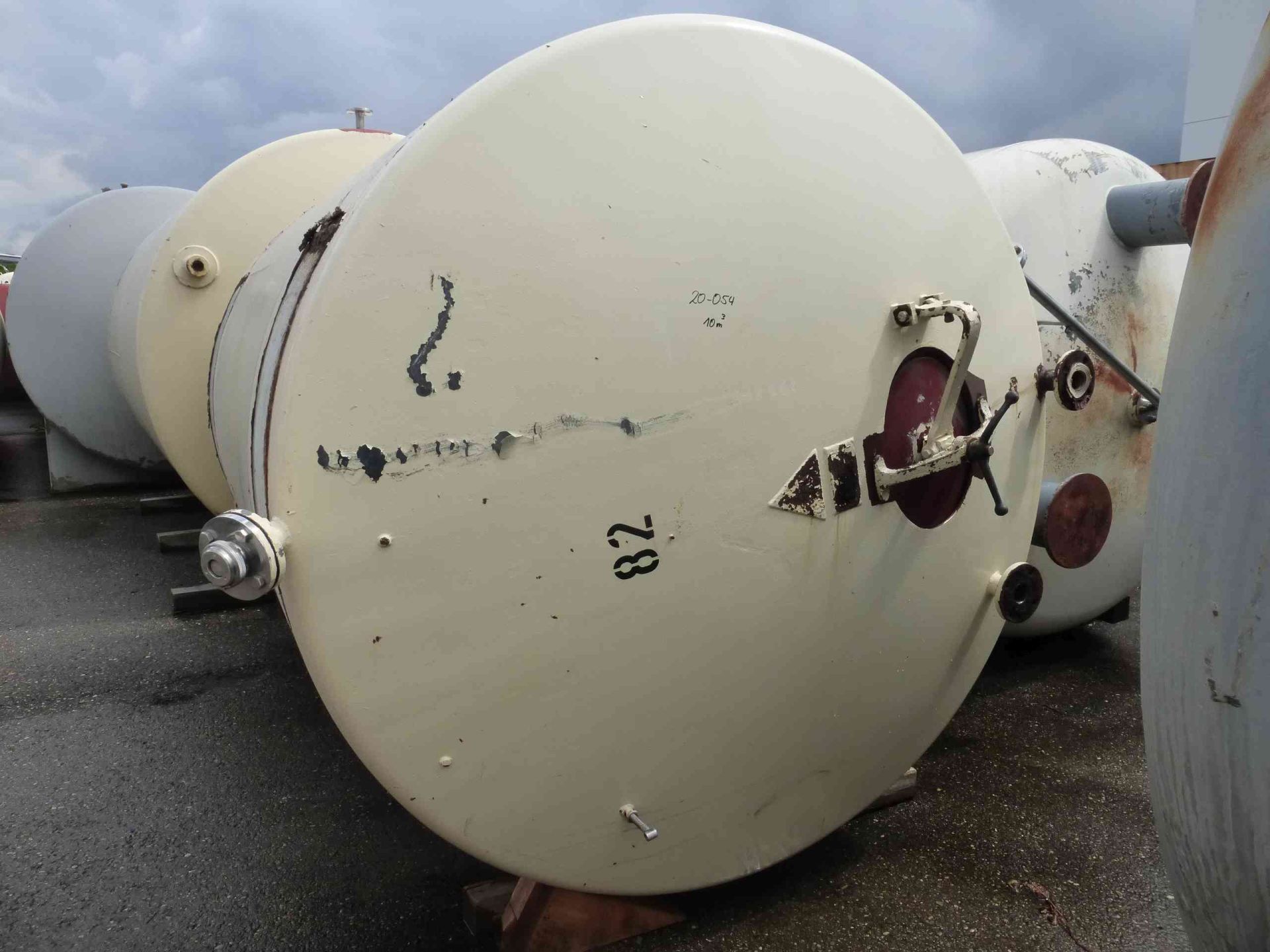 Lagerbeh&auml;lter aus Stahl, innen emailliert (1)