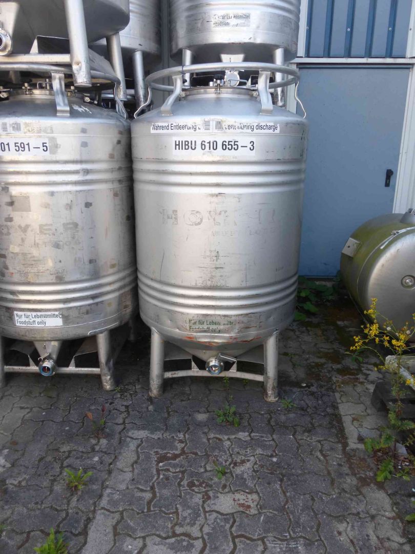 Druckbehälter aus Edelstahl (V2A), WSt 1.4301 (2)