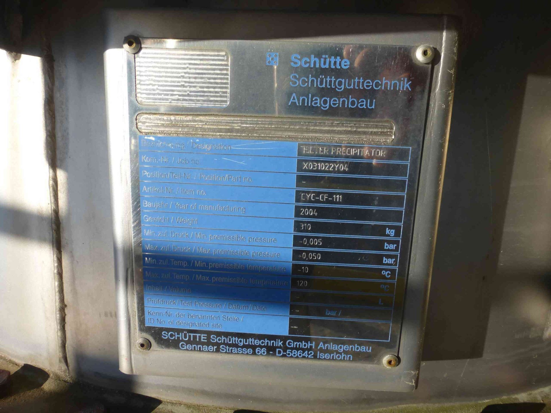 Lagersilo aus Edelstahl, Kunststoffgranulat-Silo (3)