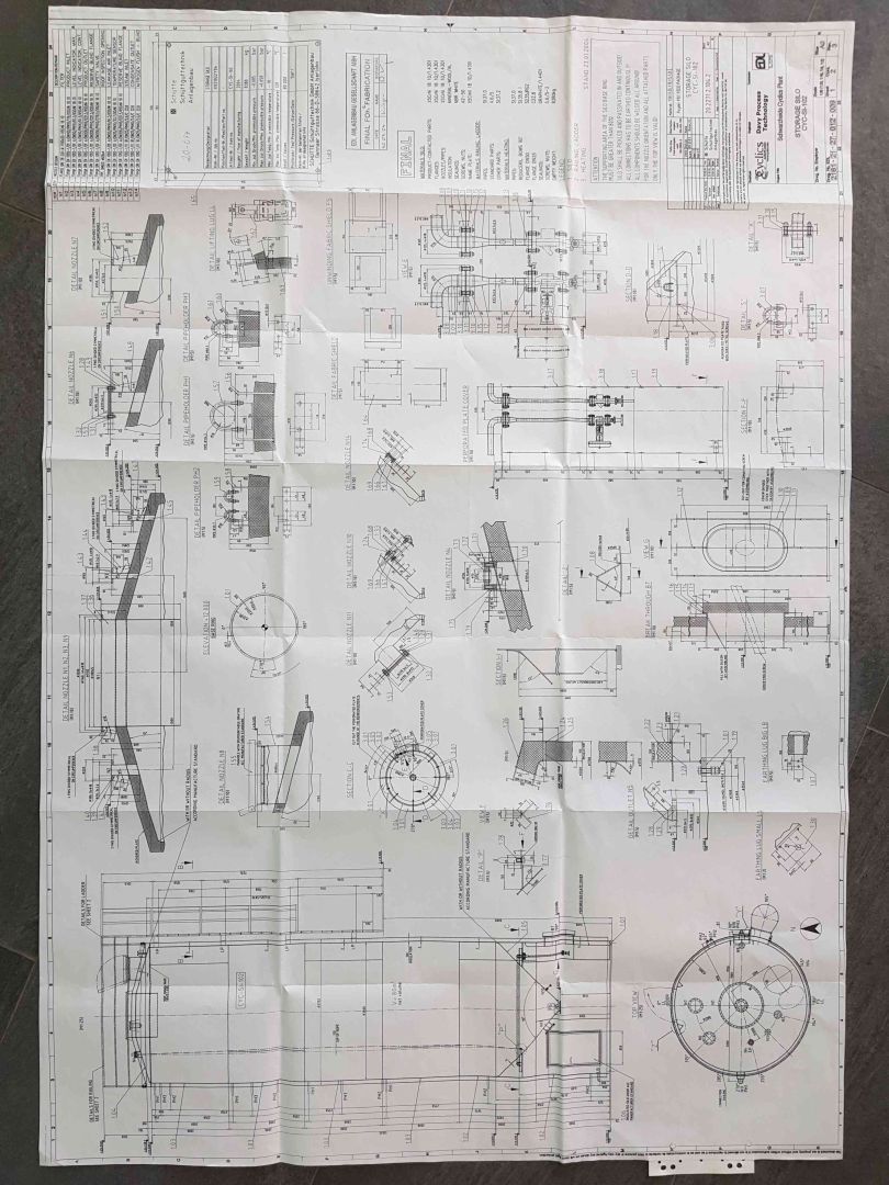 Lagersilo aus Edelstahl, Kunststoffgranulat-Silo (5)