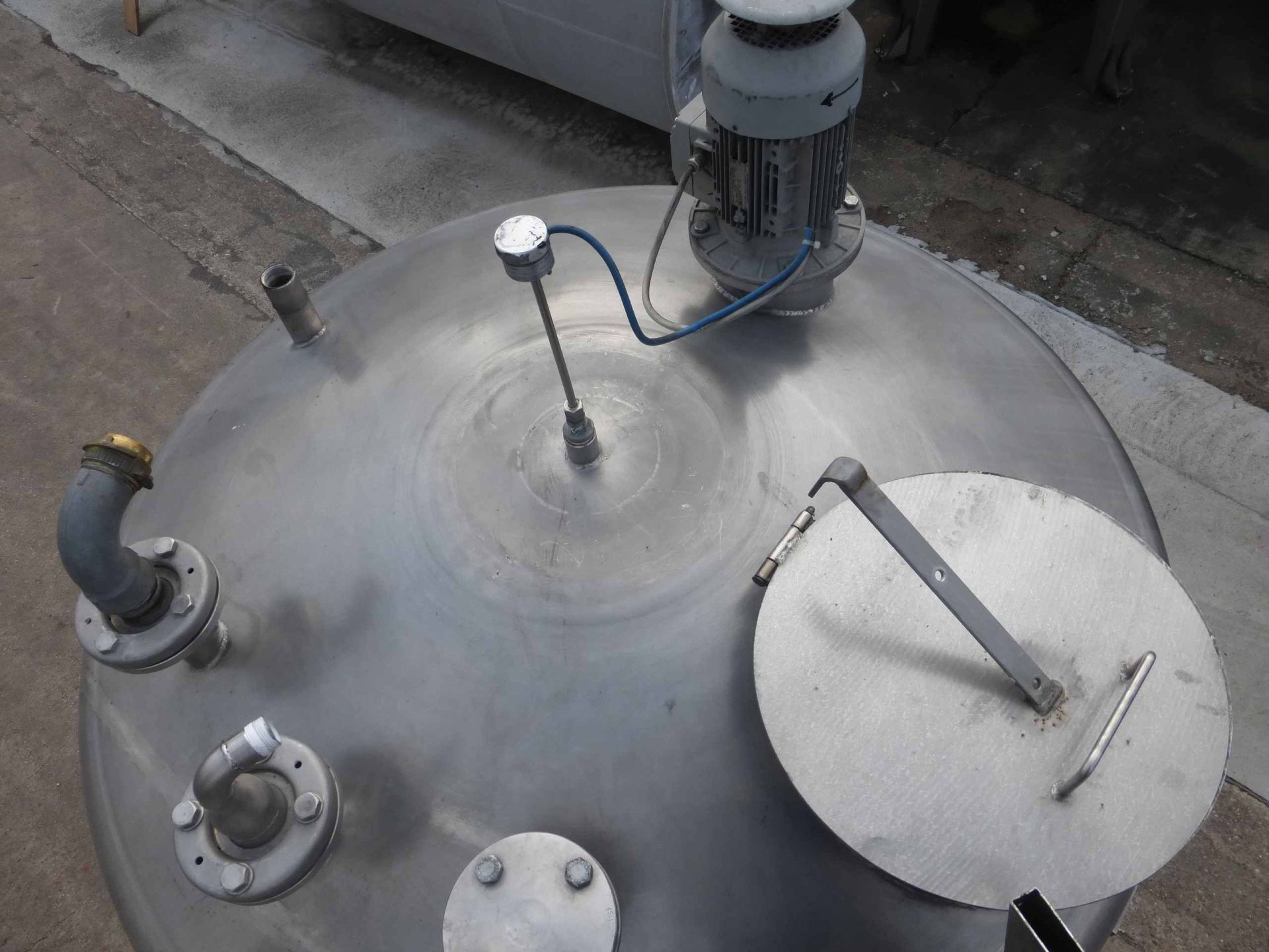 Rührwerksbehälter aus Edelstahl (V2A), stehend (3)