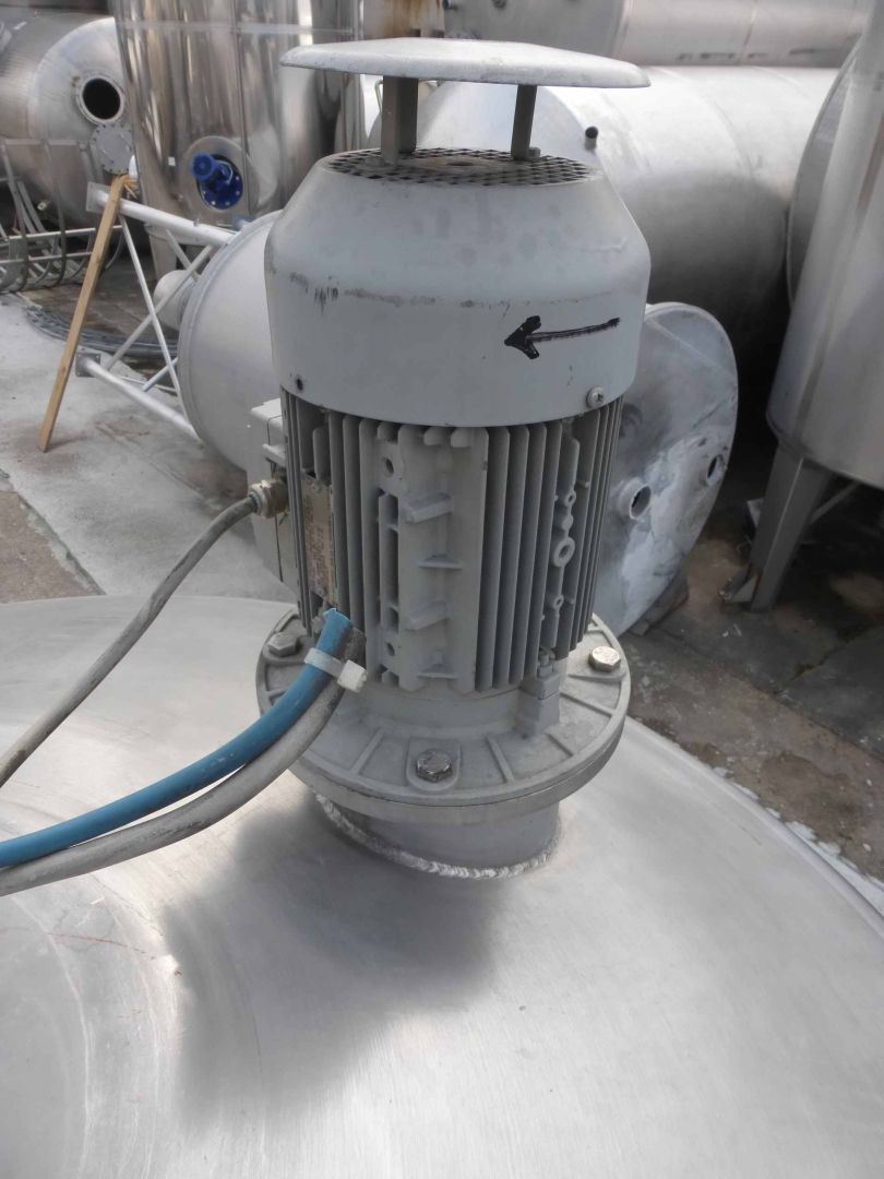 Rührwerksbehälter aus Edelstahl (V2A), stehend (4)