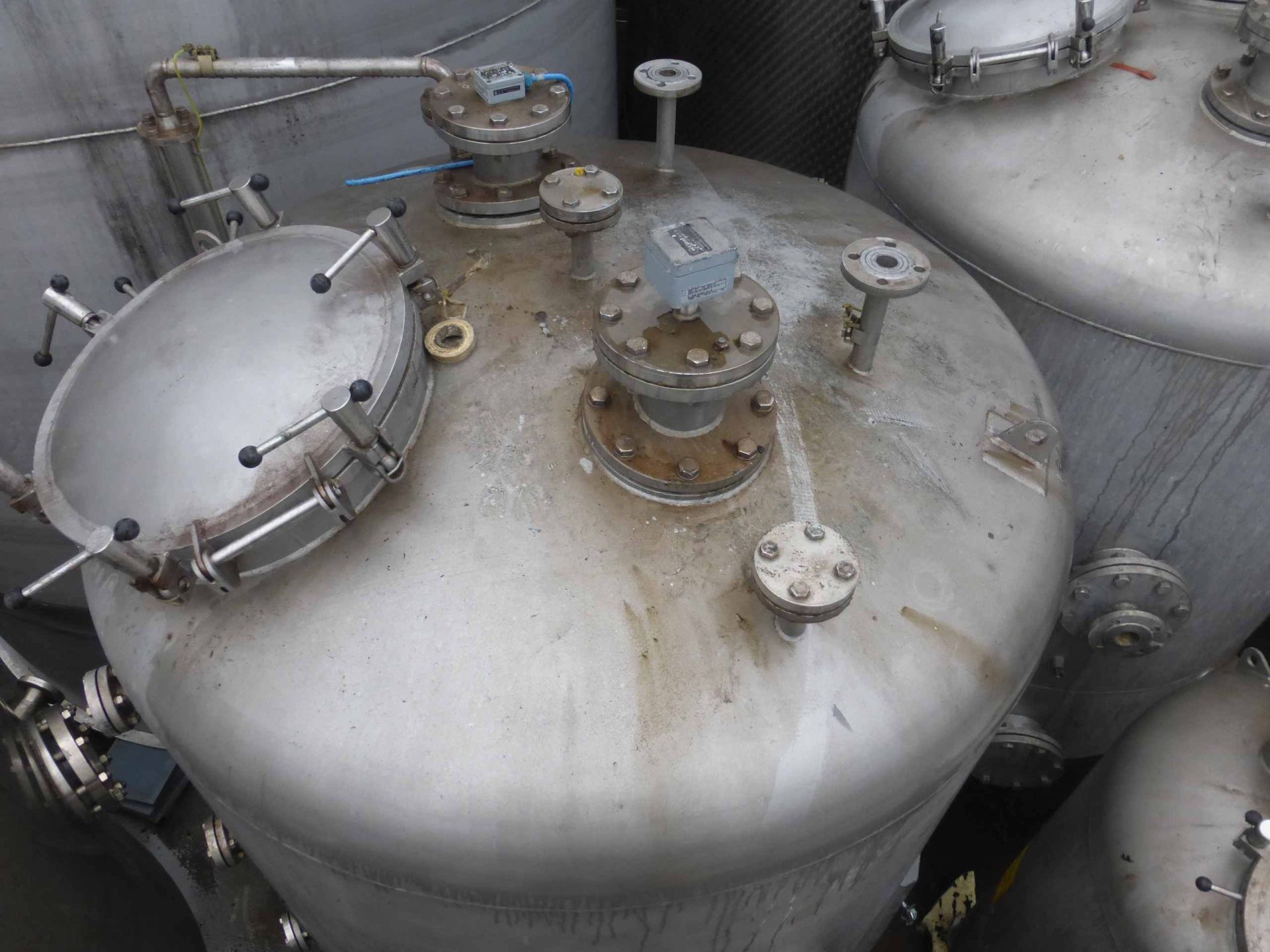 Lagerbehälter aus Edelstahl V2A, Glyzerinbehälter (4)