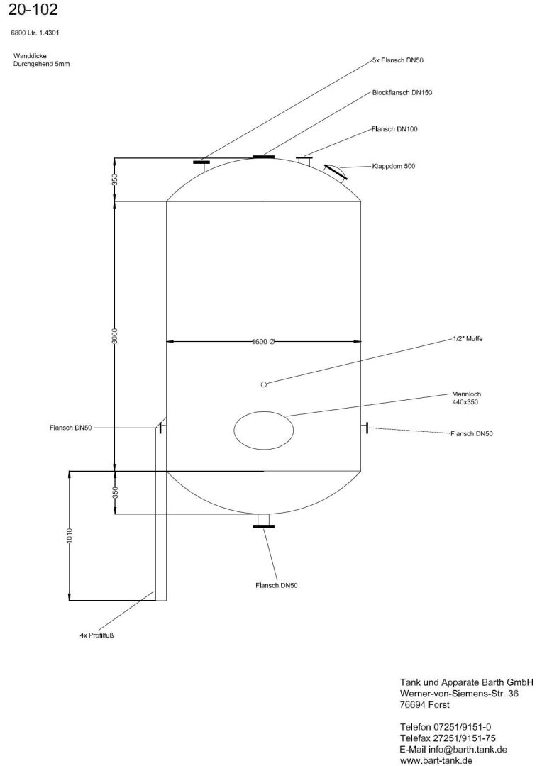 Edelstahlbehälter aus V2A (RME-Behälter) (5)