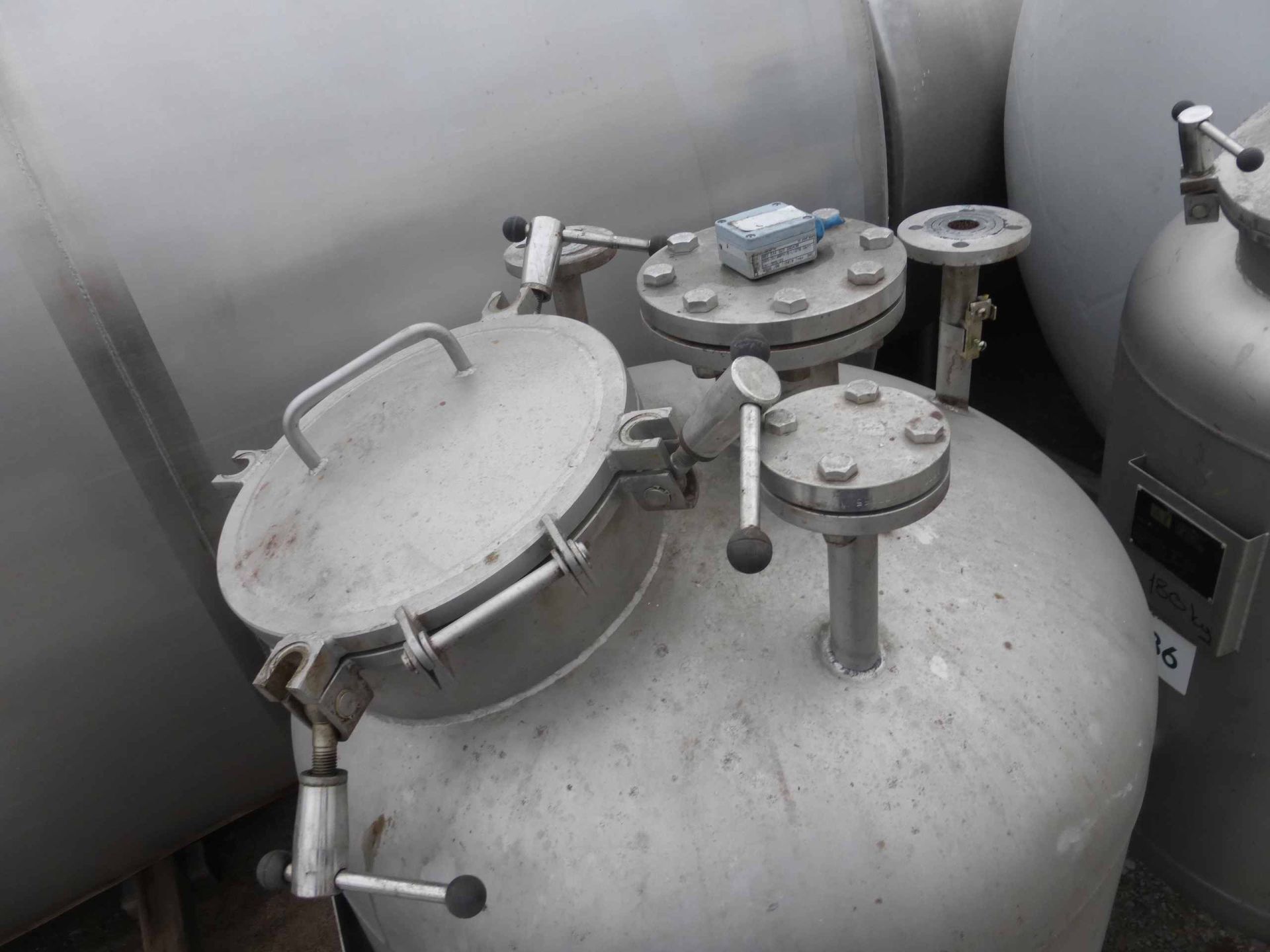 Lagerbehälter aus Edelstahl V2A (Methanolbehälter) (2)