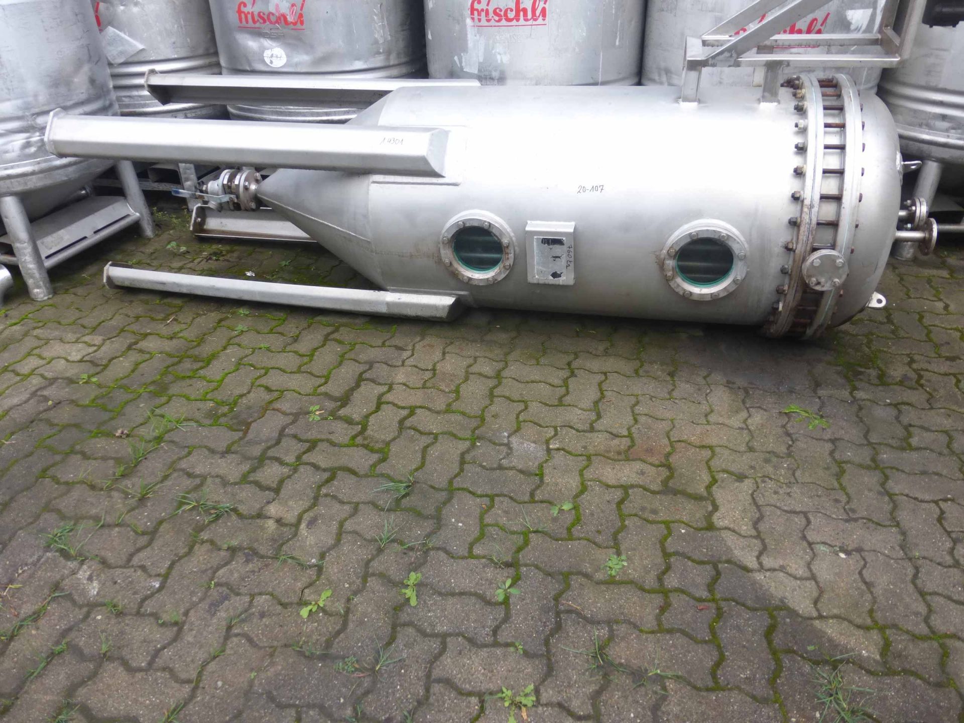 Druckbeh&auml;lter aus Edelstahl (V2A), (W&auml;rmetauscher) (1)