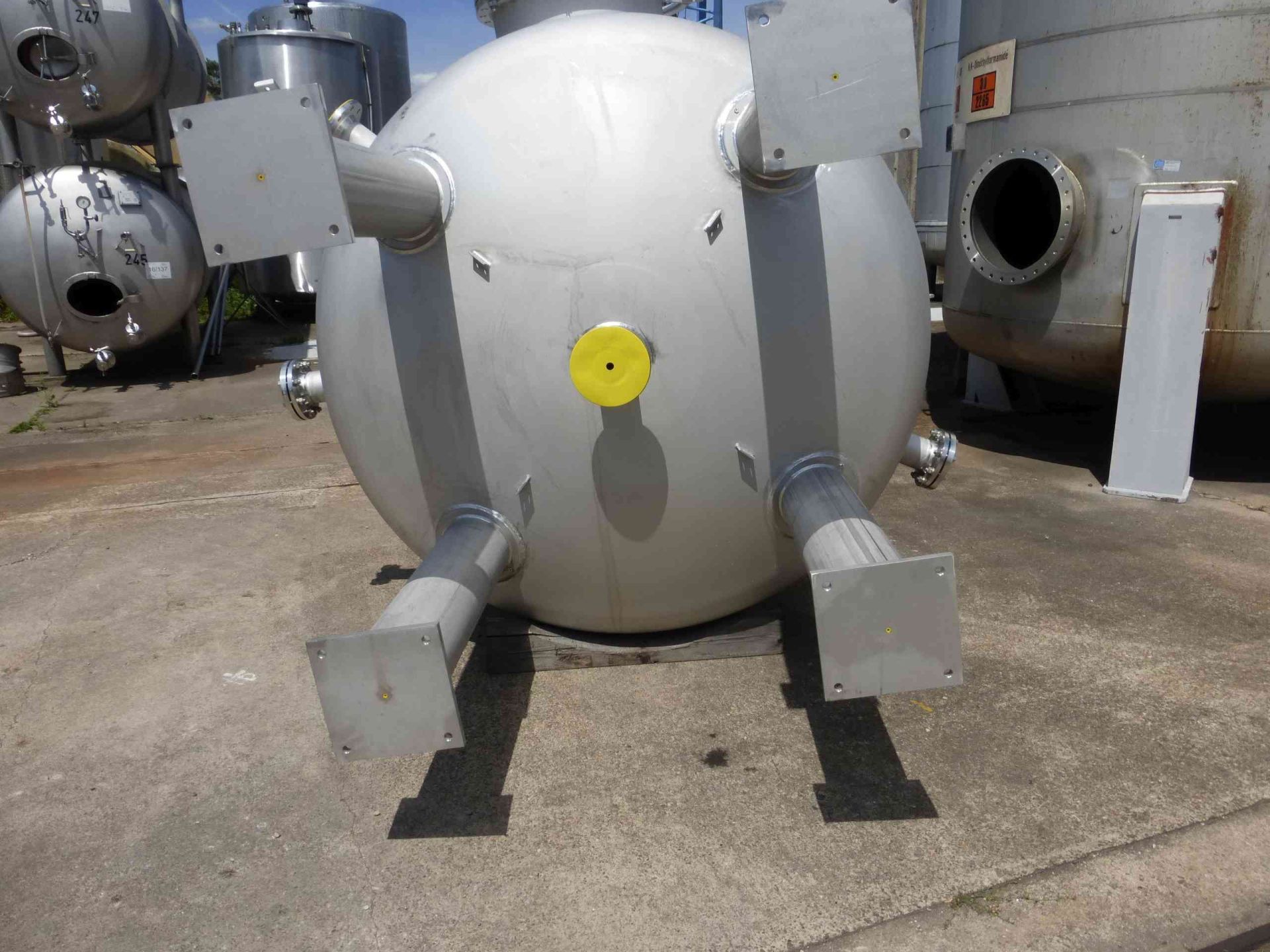 Druckbehälter aus Edelstahl (V4A), ungebraucht (2)