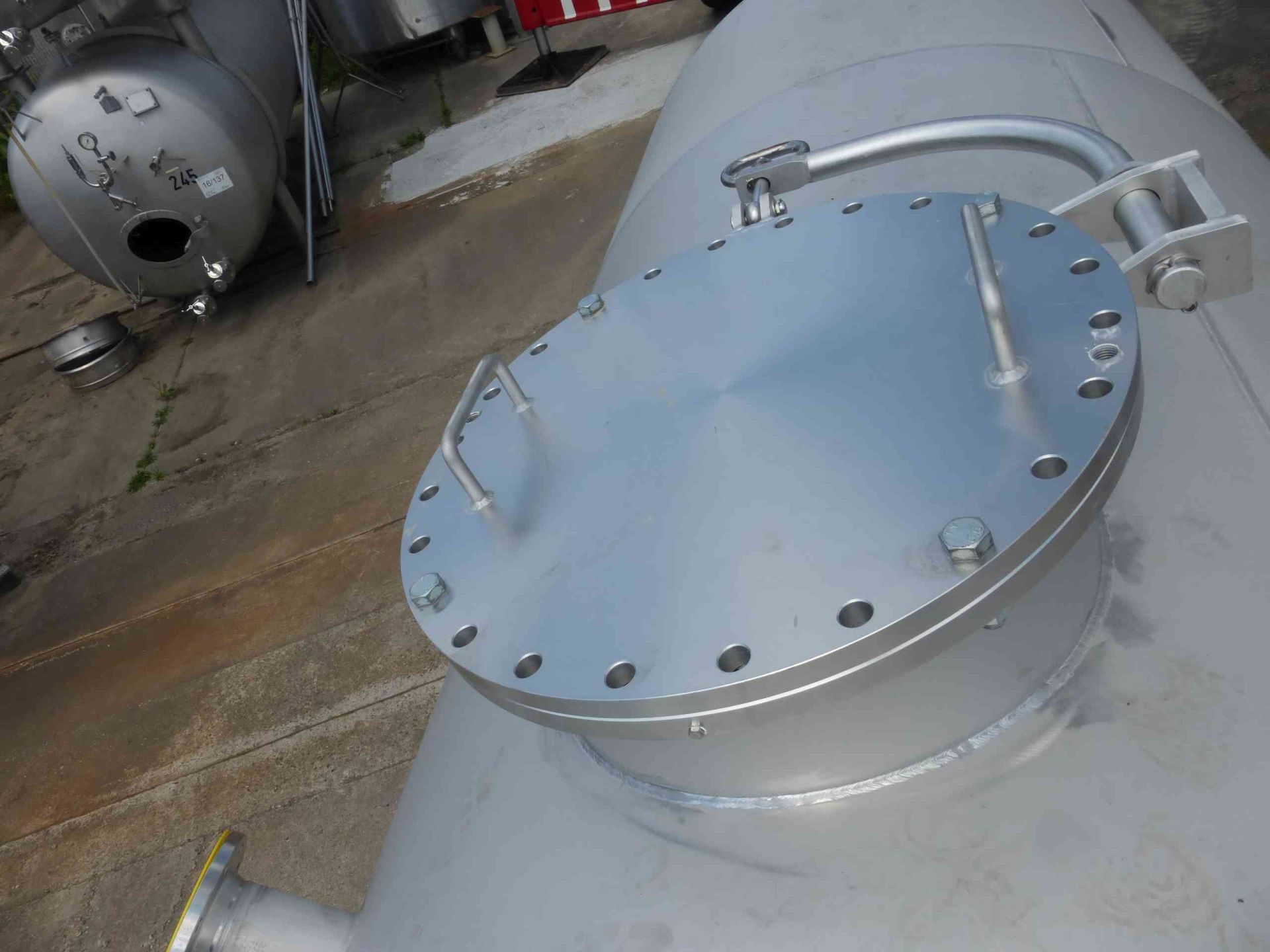 Druckbehälter aus Edelstahl (V4A), ungebraucht (4)