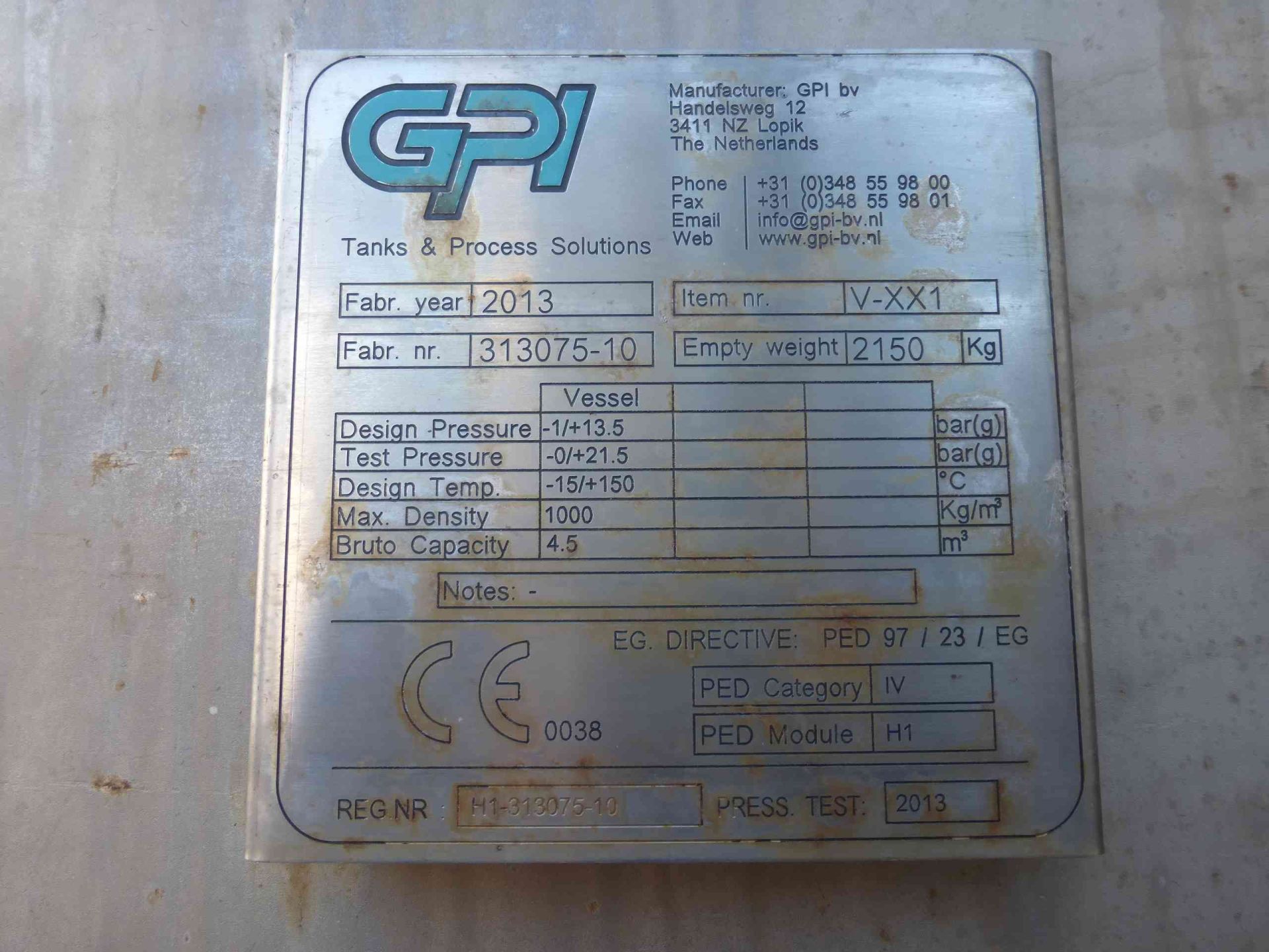 Rührwerksbehälter aus Edelstahl V4A, Druckbehälter (2)