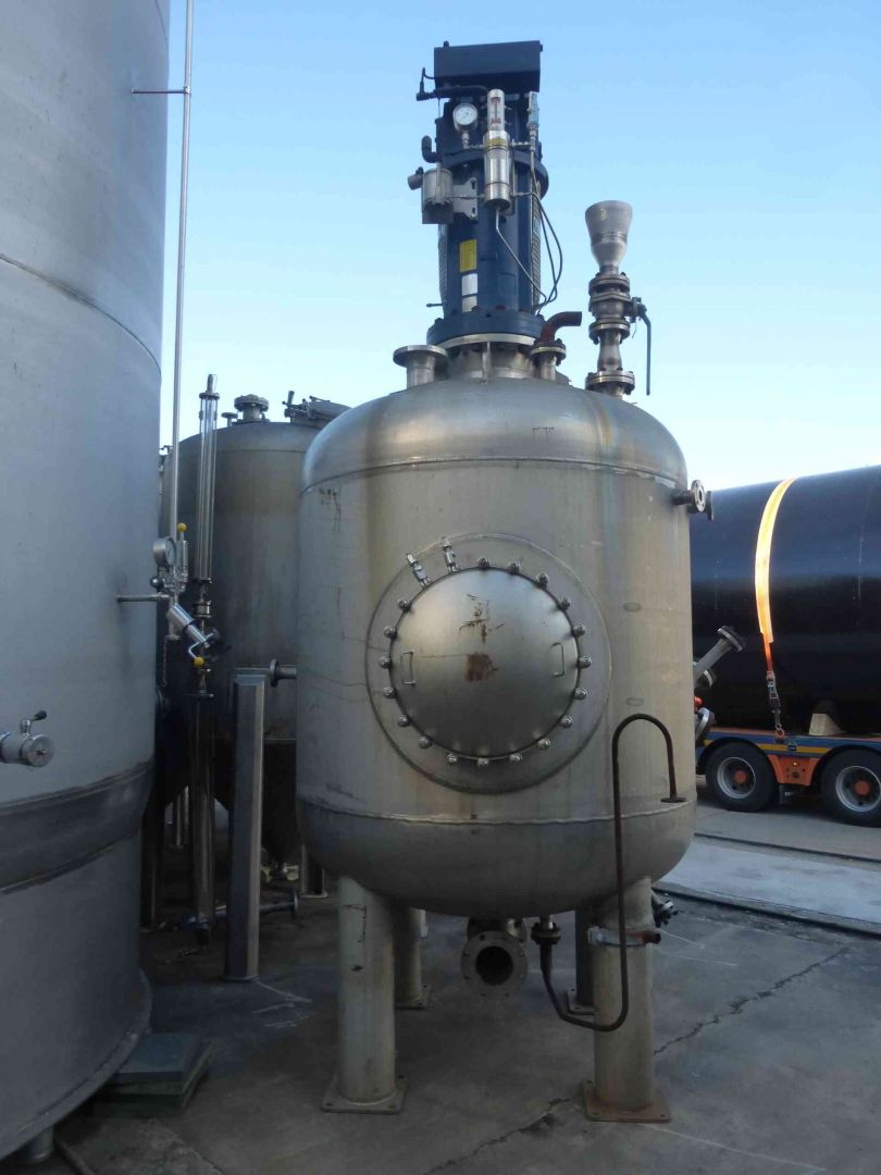 Rührwerksbehälter aus Edelstahl V4A, Druckbehälter (3)