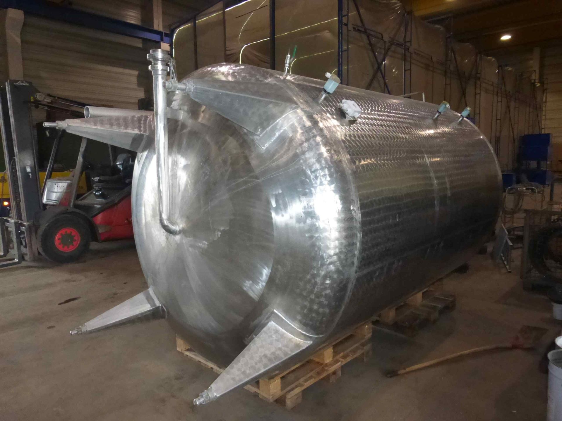 Lagerbeh&auml;lter aus Edelstahl V2A, au&szlig;en marmoriert (1)