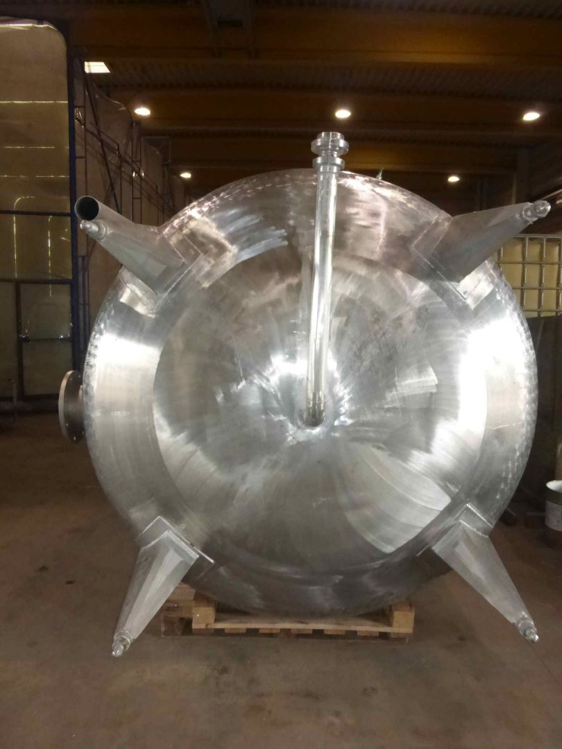 Lagerbehälter aus Edelstahl V2A, außen marmoriert (2)