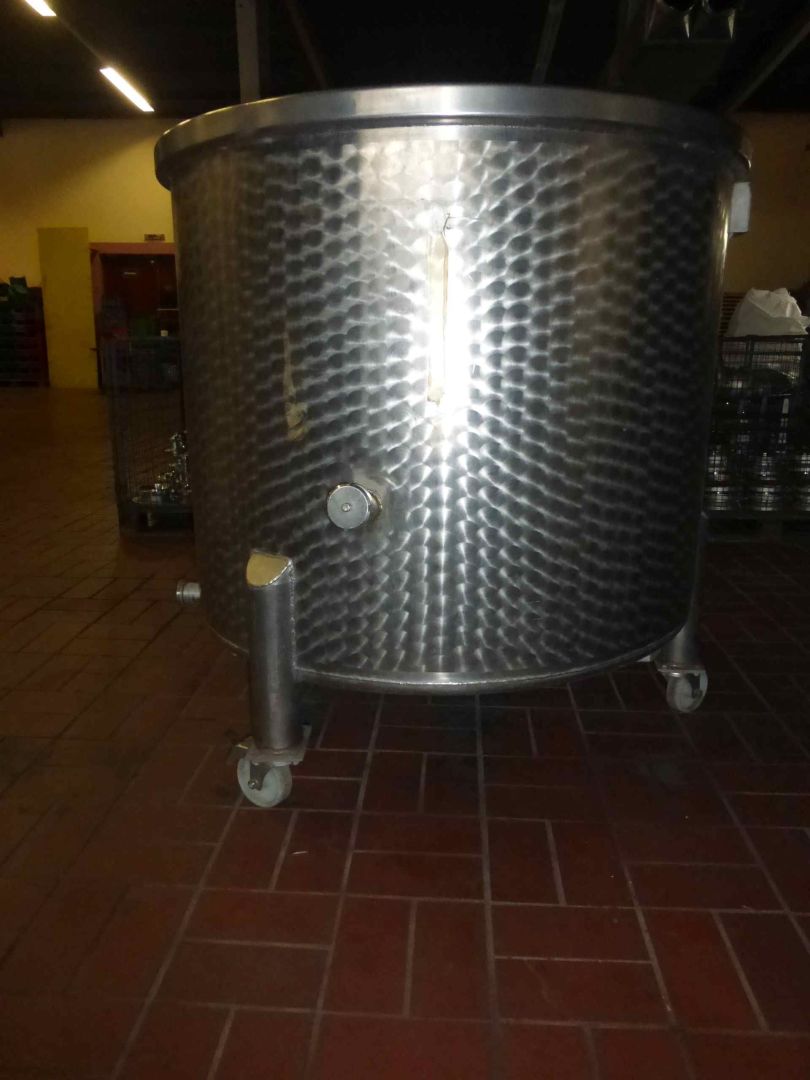 Transportbehälter aus Edelstahl (V2A), oben offen (3)