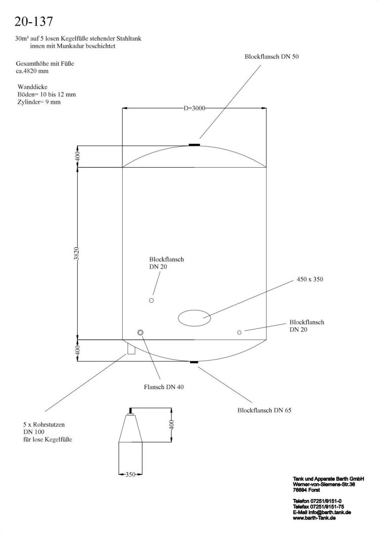 Lagerbehälter aus Stahl, epoxidharzbeschichtet (5)