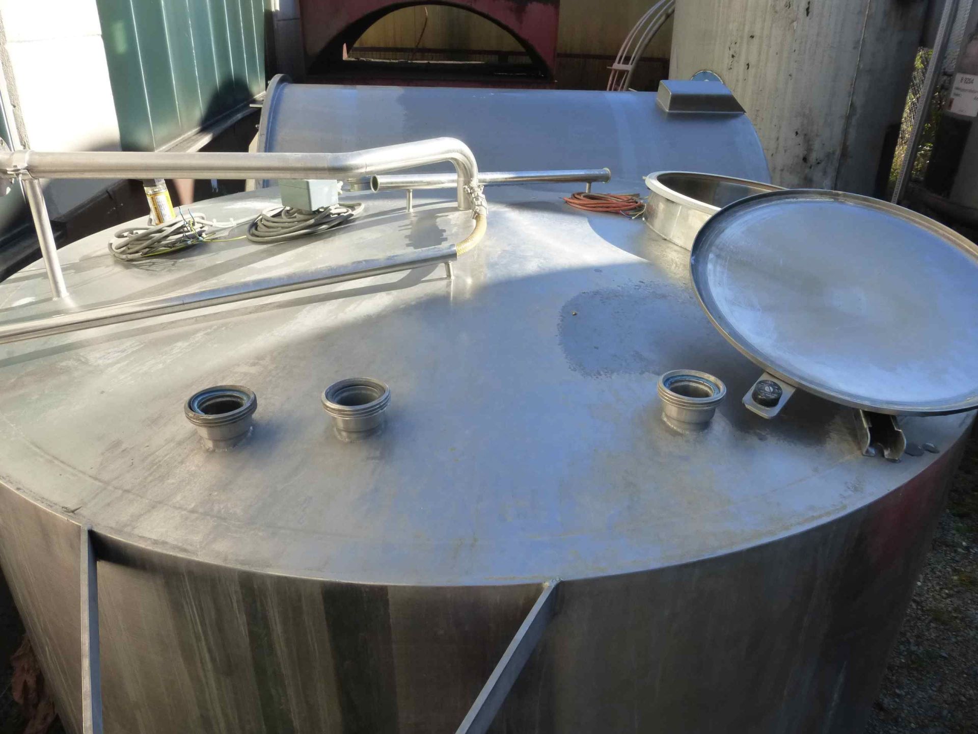 Lagerbehälter aus Edelstahl (V2A), isoliert (3)