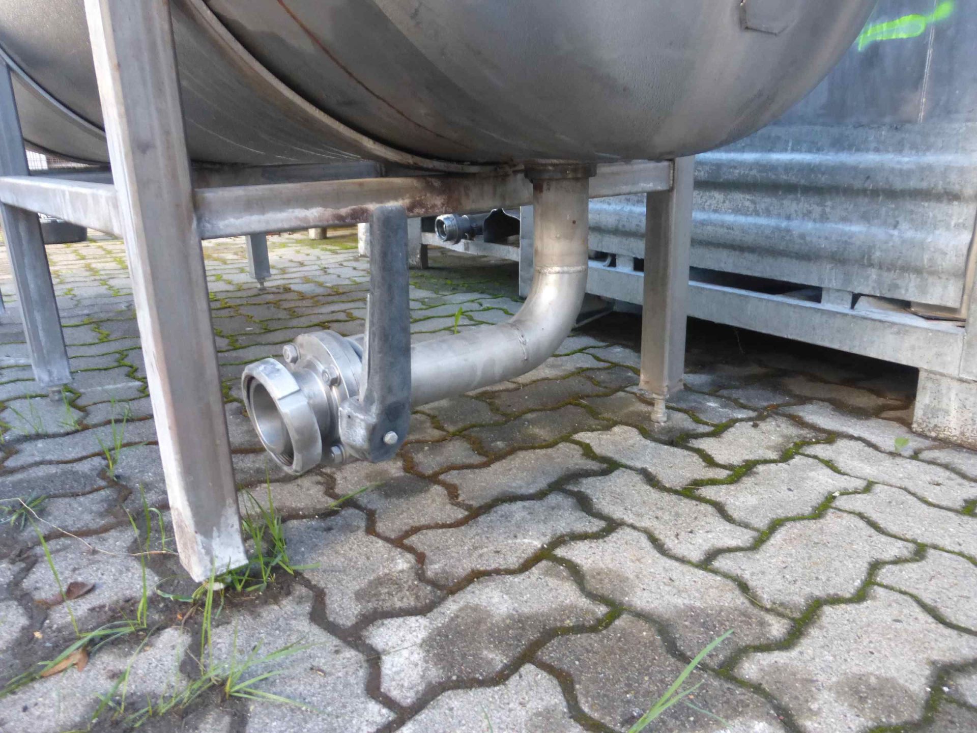 Druckbehälter aus Edelstahl V2A, liegend (3)