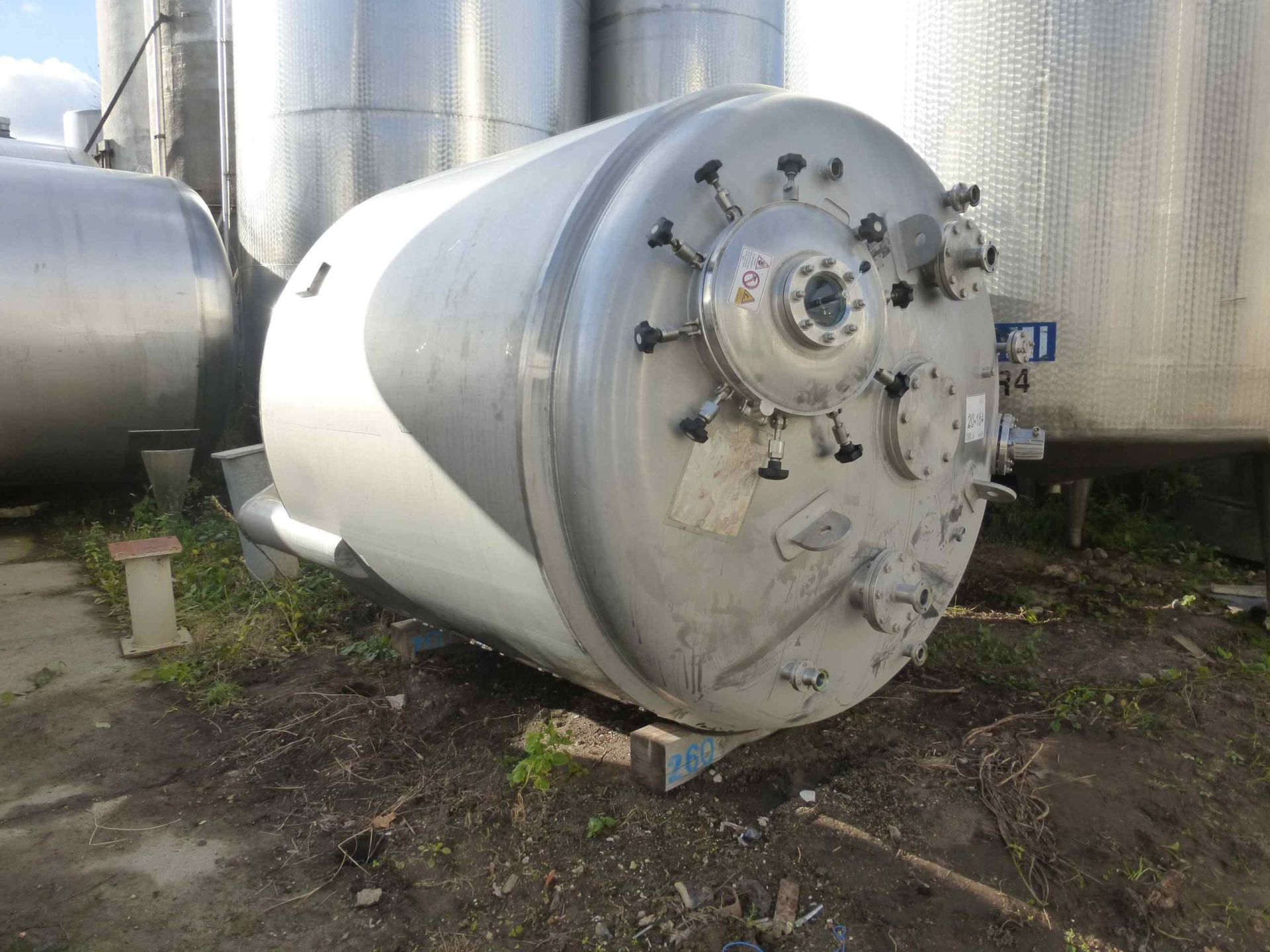 R&uuml;hrwerbeh&auml;lter aus Edelstahl V4A druck-/unterdru. (1)