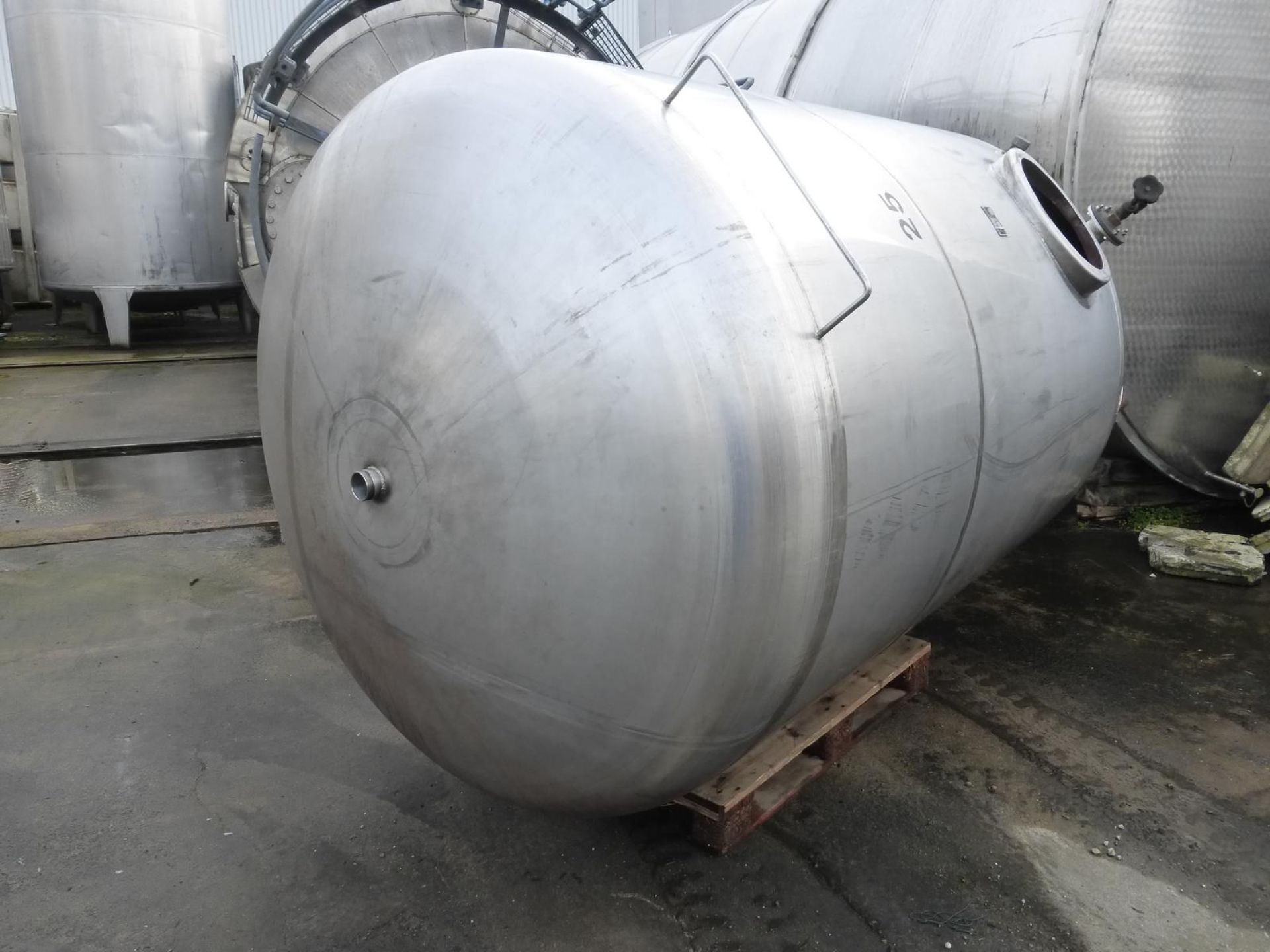 Lagerbehälter aus Edelstahl (V2A), Weinlagertanks (3)