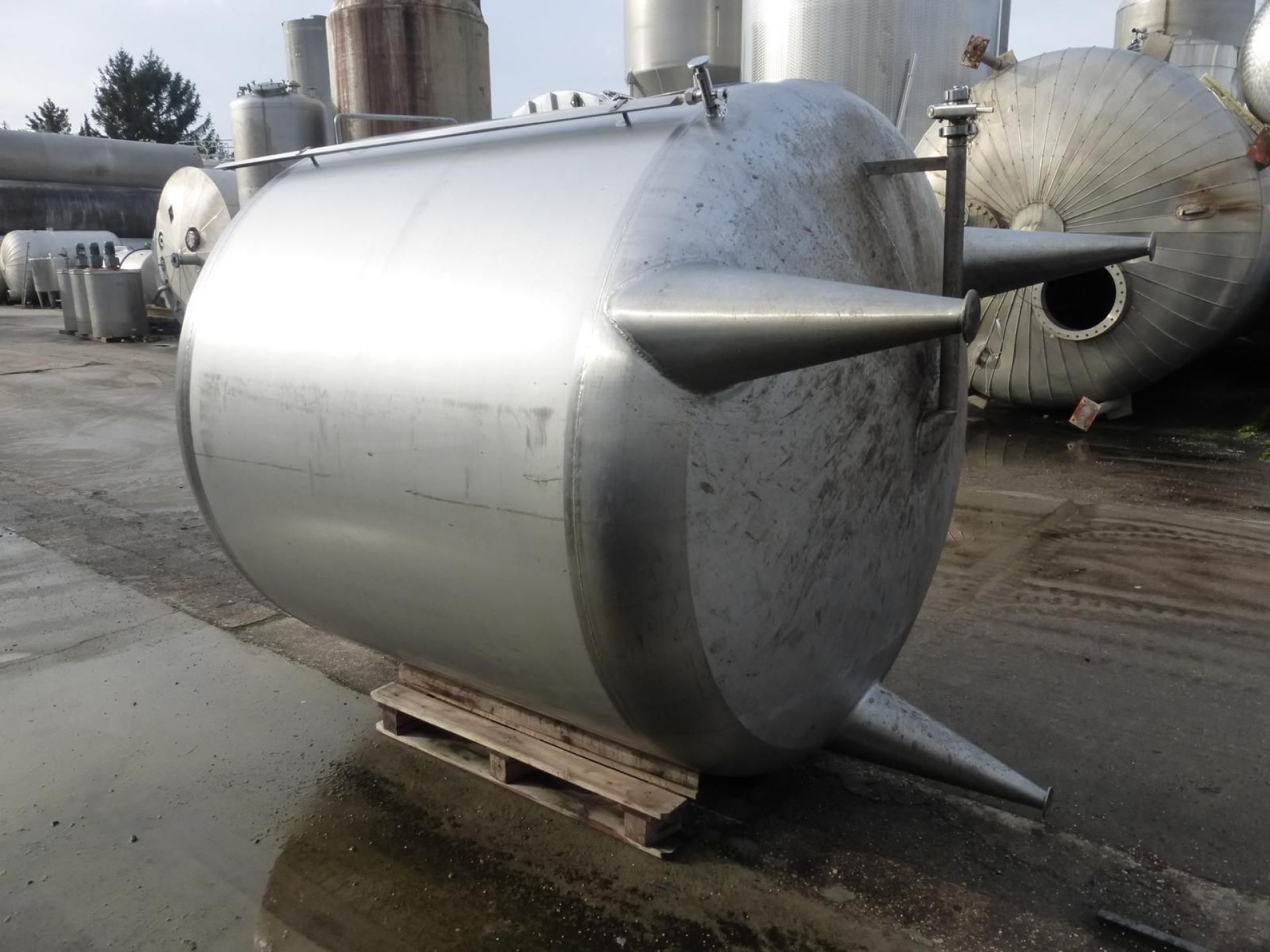 Lagerbehälter aus Edelstahl (V2A), Weinlagertanks (2)